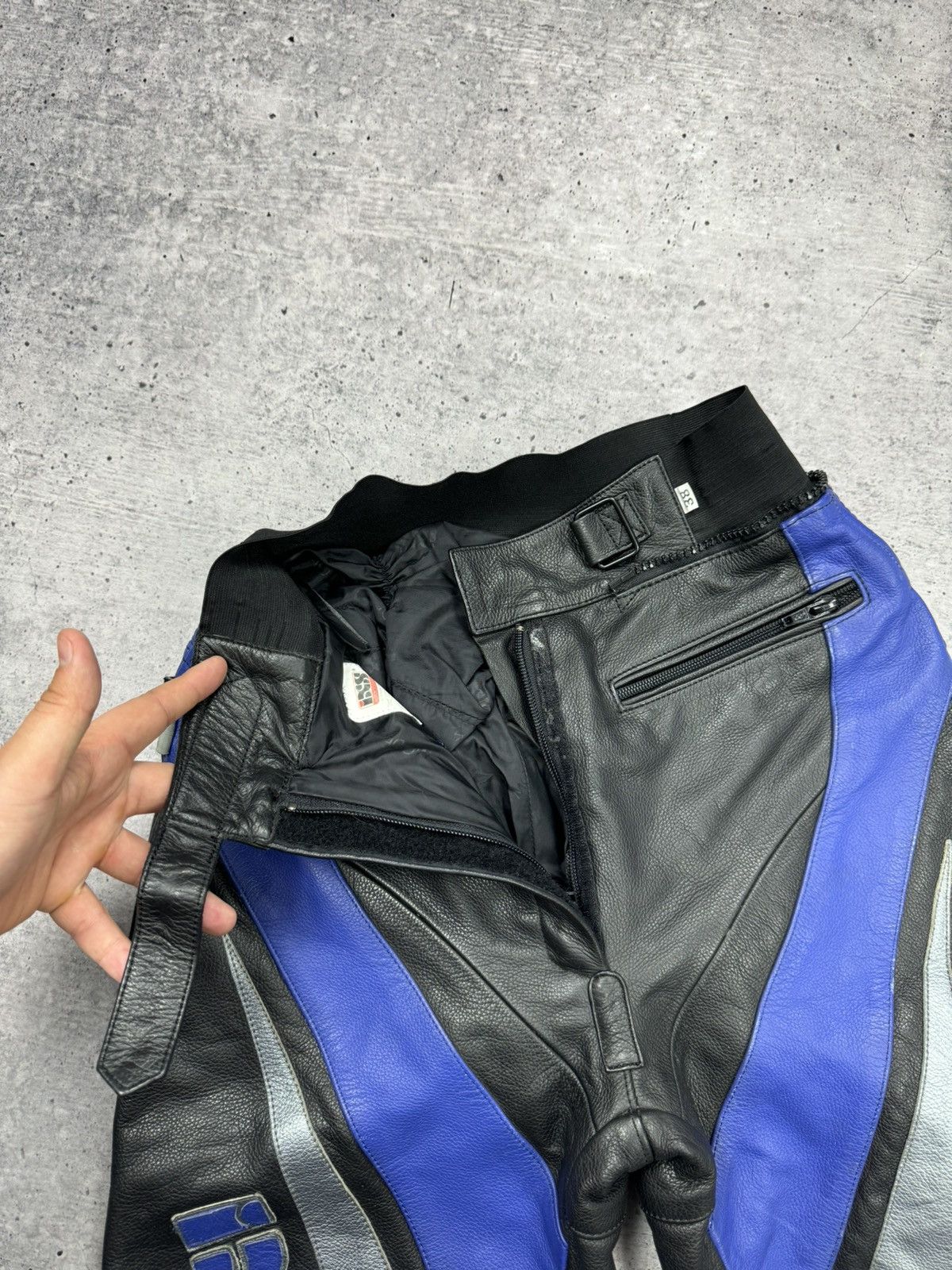 Genuine Leather Vintage IXS Racing Moto Genuine Leather Professional Pants Size 26" / US 2 / IT 38 - 15 Thumbnail