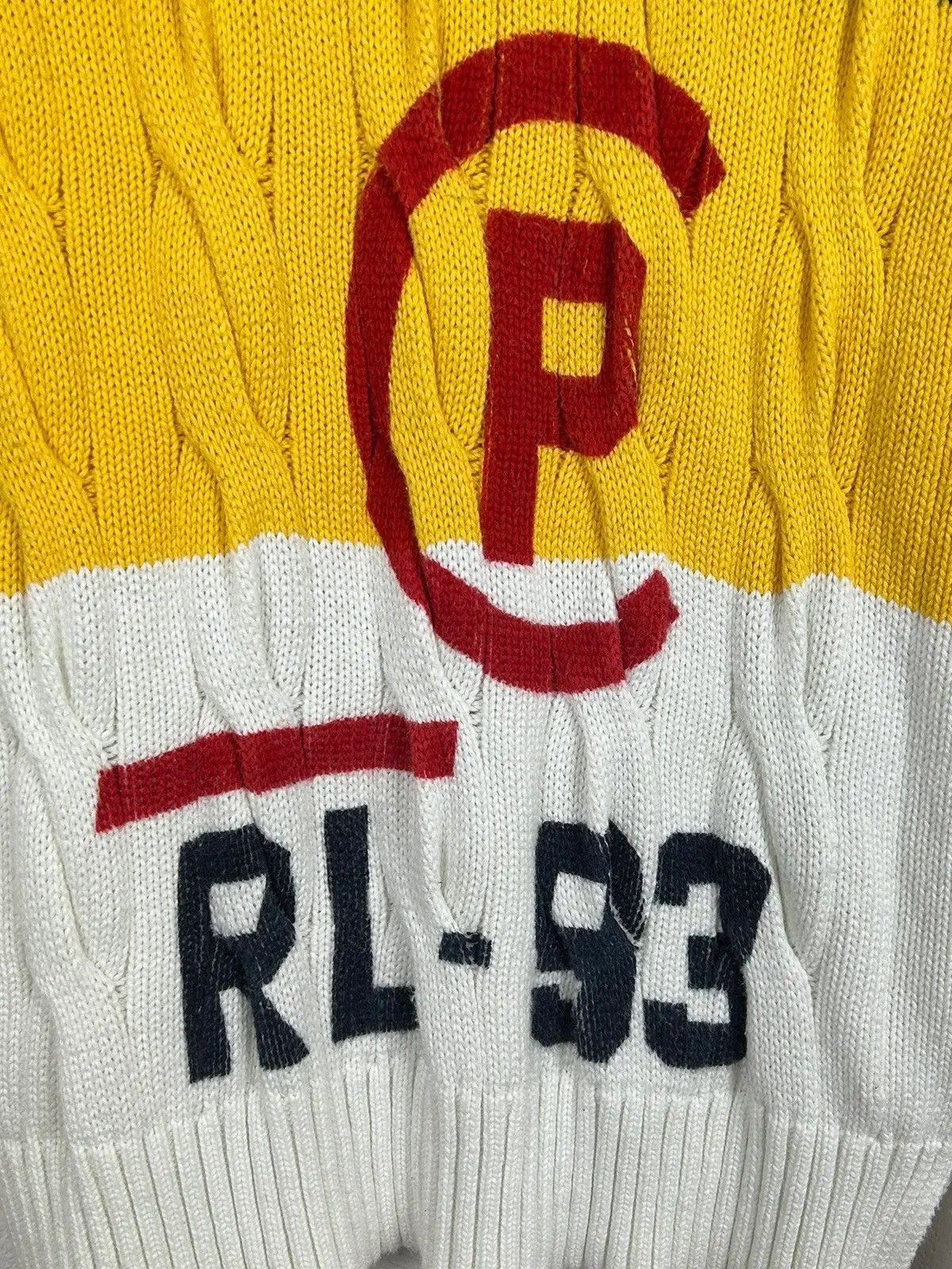 Polo Ralph Lauren Ralph Lauren P-93 Cable Knit Knitwear Striped Sweater Size US S / EU 44-46 / 1 - 2 Thumbnail
