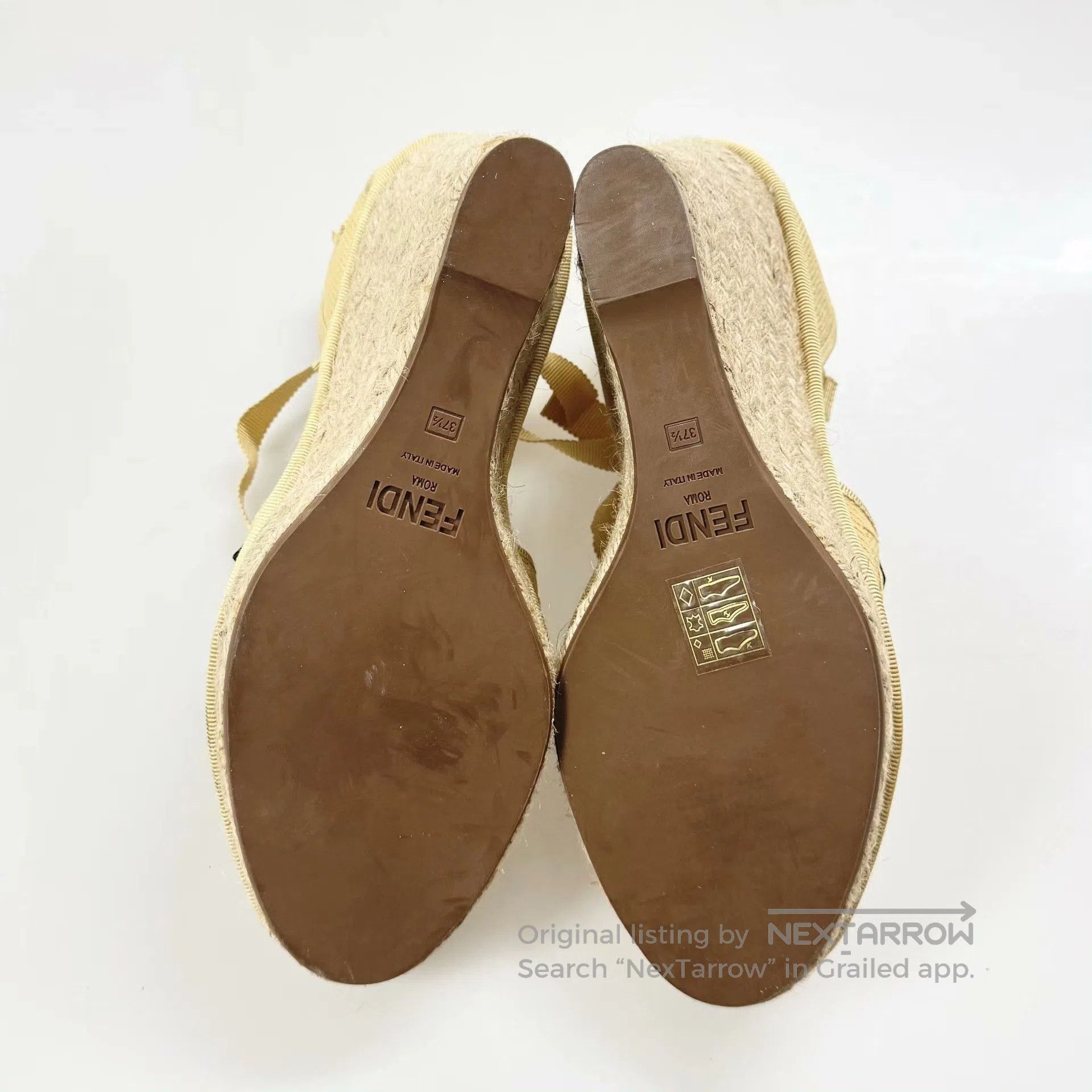 Fendi Fendi Yellow Strap Fisherman Shoes. Size US 6.5 / IT 36.5 - 5 Thumbnail