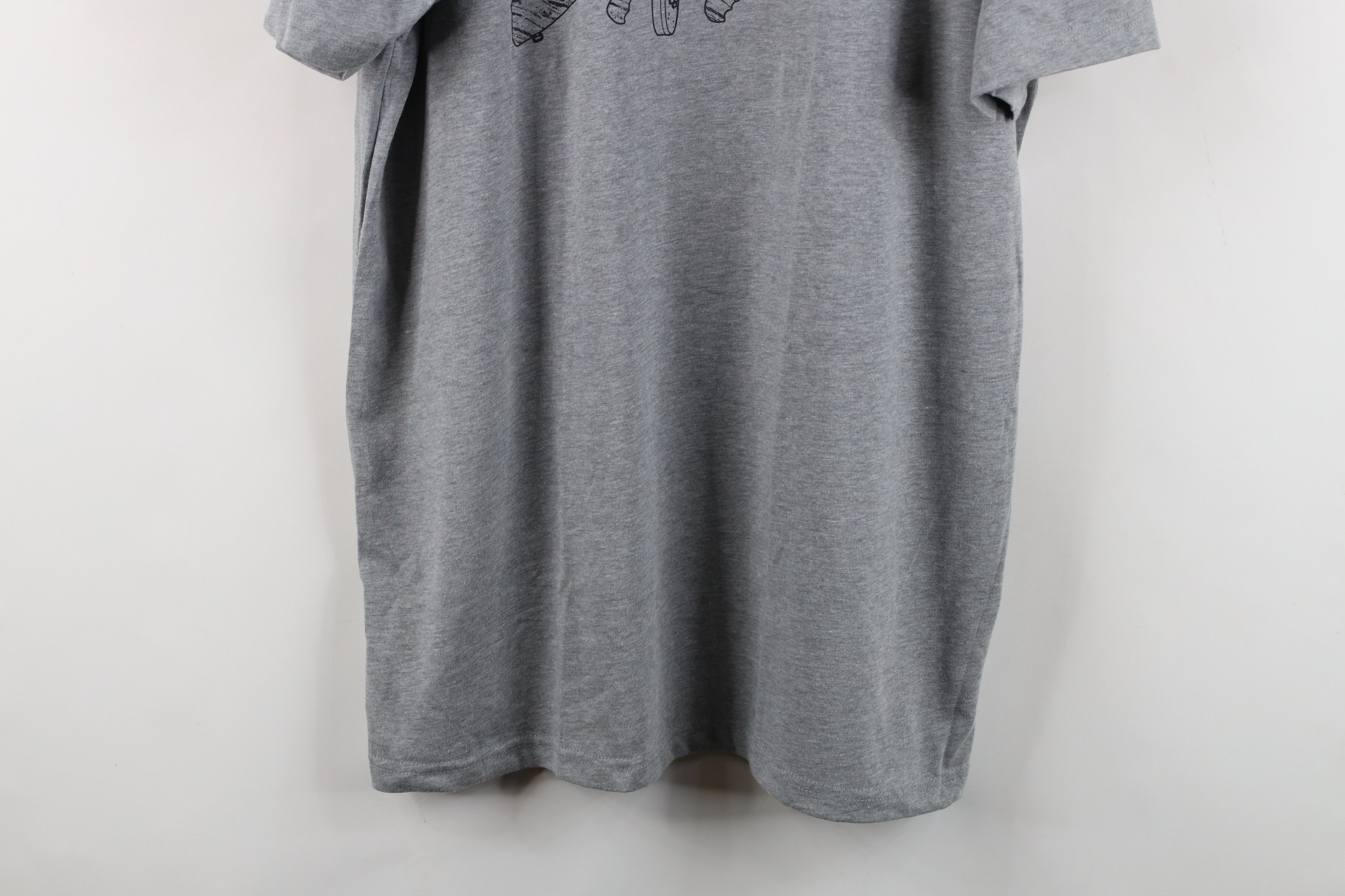 Vintage Vintage Ordnance Thompson Machine Gun T-Shirt Heather Gray Size US XL / EU 56 / 4 - 3 Thumbnail