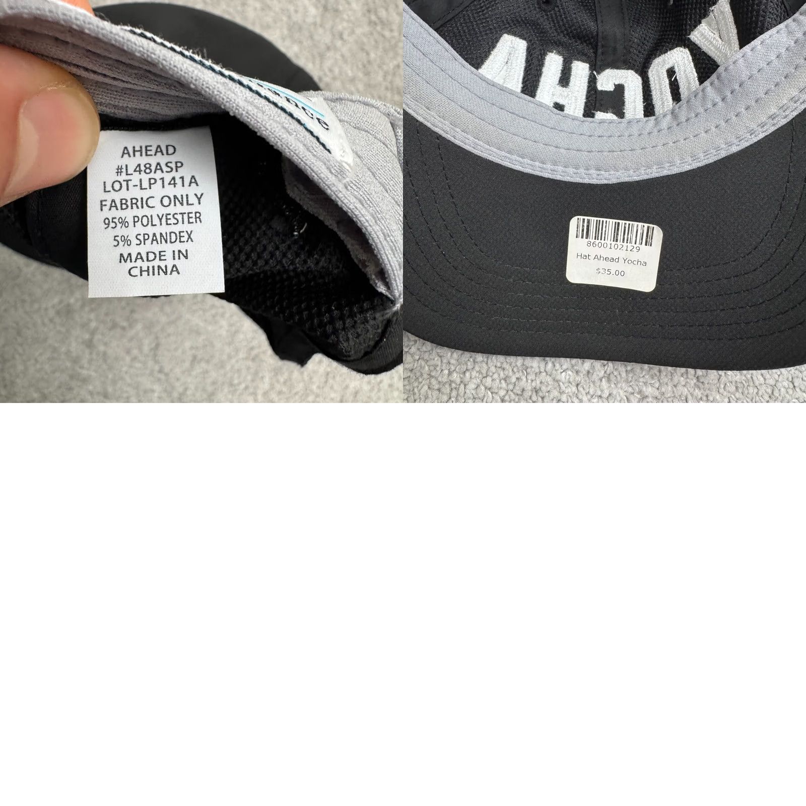 Vintage Ahead Womens Performance Running Hat Cap Adjustable Black Logo Outdoor Sports USA Size ONE SIZE - 9 Thumbnail