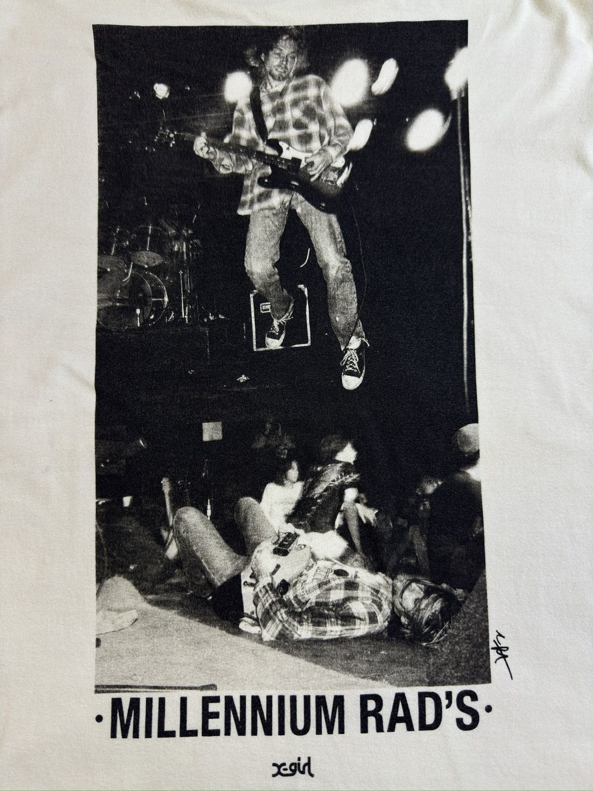 Nirvana X-girl x Nirvana Millennium Rad’s Long Sleeve Tshirt Size US XL / EU 56 / 4 - 1 Thumbnail