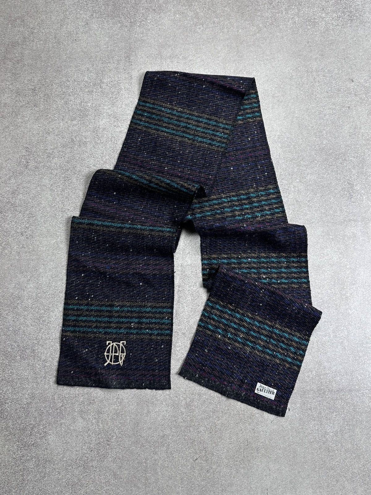 Jean Paul Gaultier Vintage JPg Jean Paul Gaultier knit Y2K Scarf Rare Size ONE SIZE - 1 Thumbnail