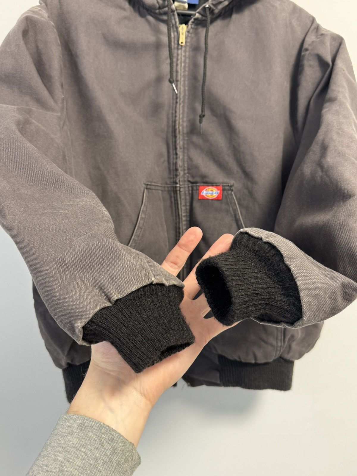 Dickies VTG Dickies Mens L Workwear Full Zip Hooded Jacket Canvas Size US L / EU 52-54 / 3 - 7 Thumbnail