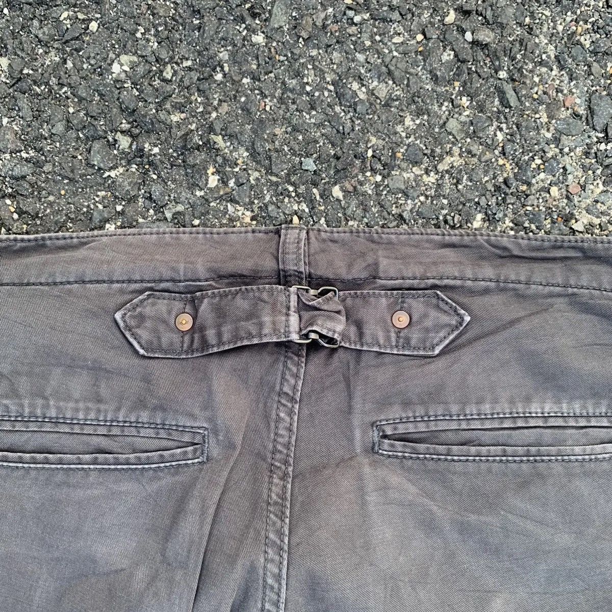 Beams Japan Beams W30 L31 Black Faded Trousers Blank Cinch Back Pants Size US 30 / EU 46 - 10 Thumbnail