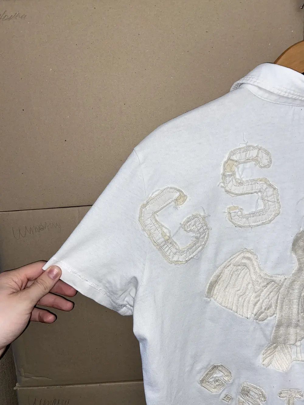 G-Star 🦅RARE VINTAGE G STAR RAW USA TEE POLO SHIRT Y2K DRIP AMERIC Size US L / EU 52-54 / 3 - 8 Thumbnail