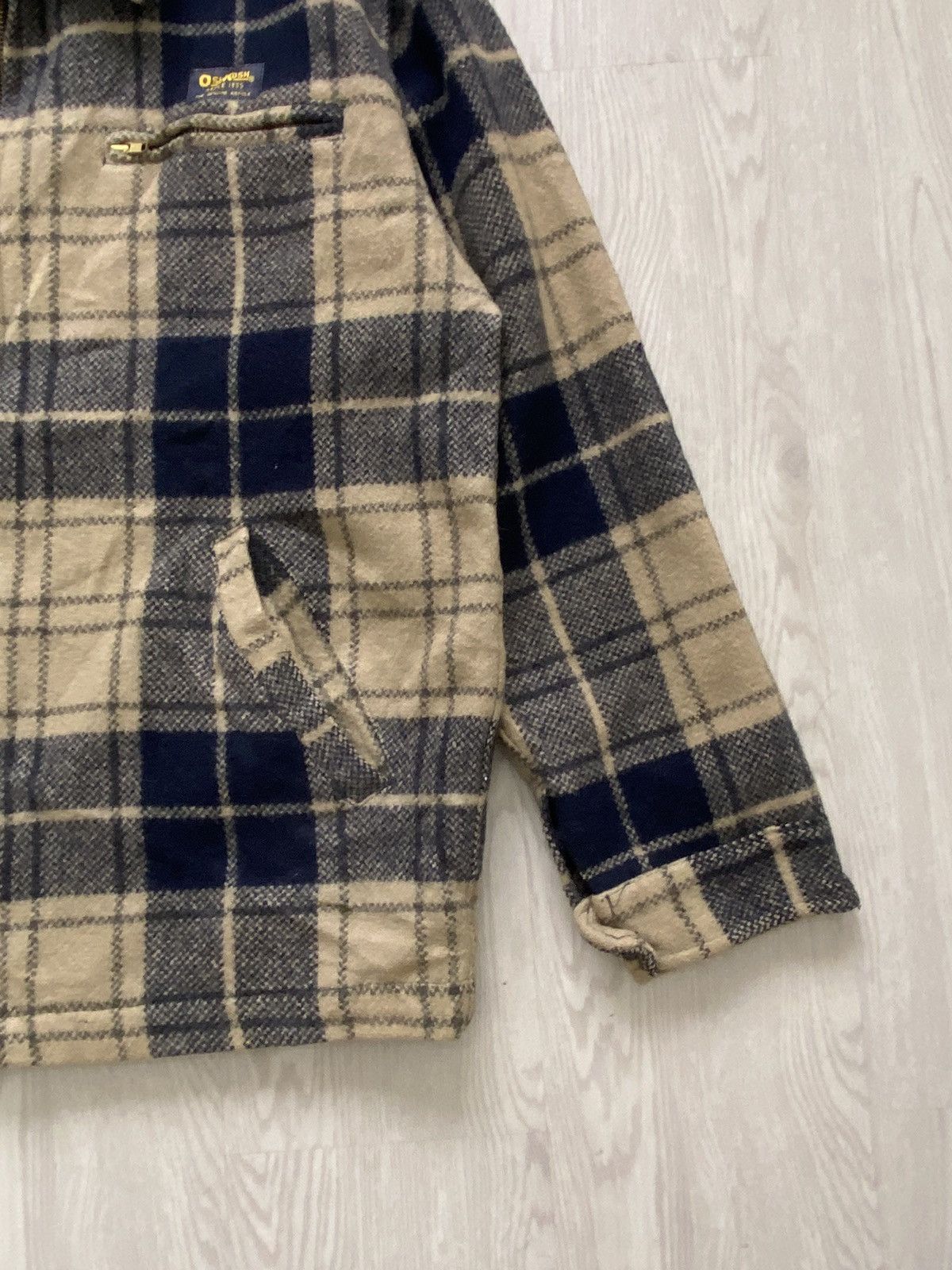 Oshkosh Vintage 1990’s Oshkosh Detroit Wool Plaid Jacket Size US L / EU 52-54 / 3 - 3 Thumbnail