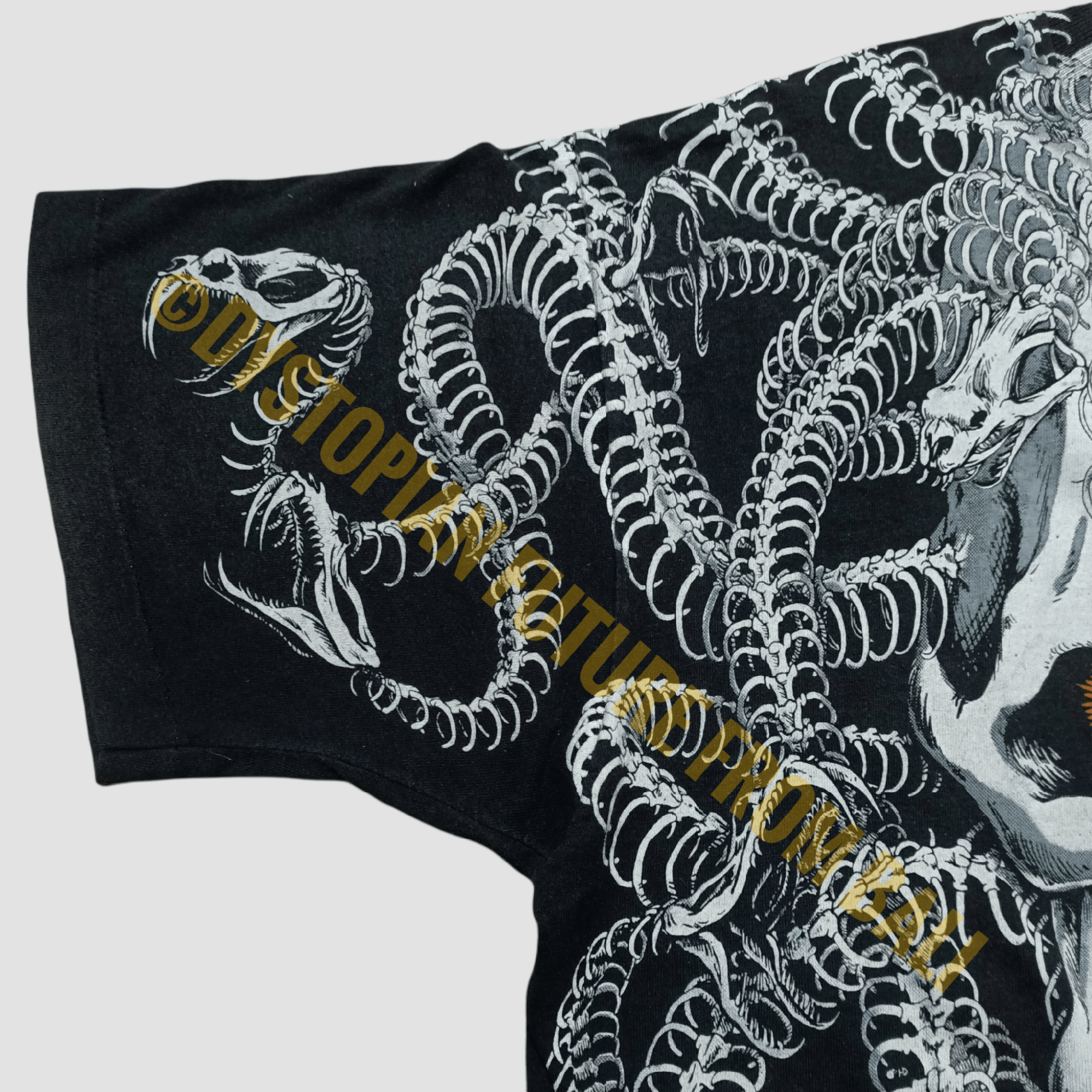 Liquid Blue Vintage 1993 Liquid Blue Medusa Skull All Over Print T-shirt Size US XL / EU 56 / 4 - 4 Thumbnail
