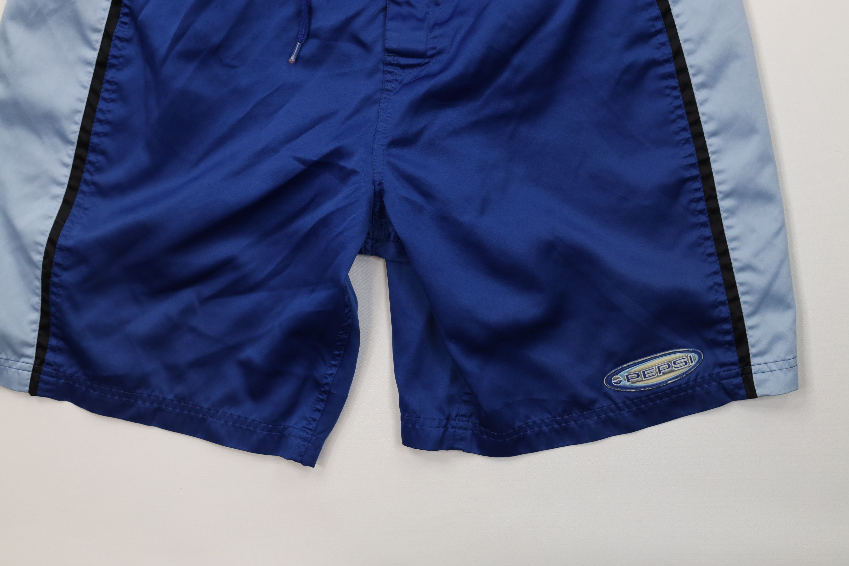 Pepsi Vintage 90s Pepsi Co Reflective Surf Board Shorts Blue Size US 32 / EU 48 - 4 Thumbnail