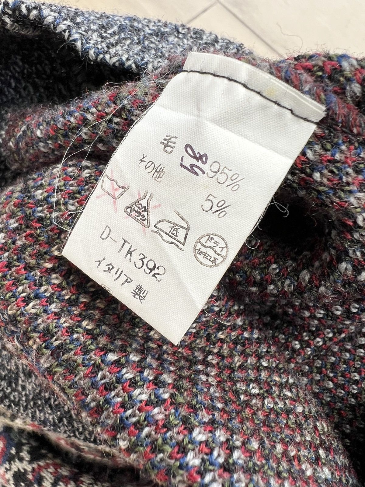 Missoni Vintage Missoni Italy Poker Card Knitwear Wool Sweater Size US M / EU 48-50 / 2 - 20 Thumbnail