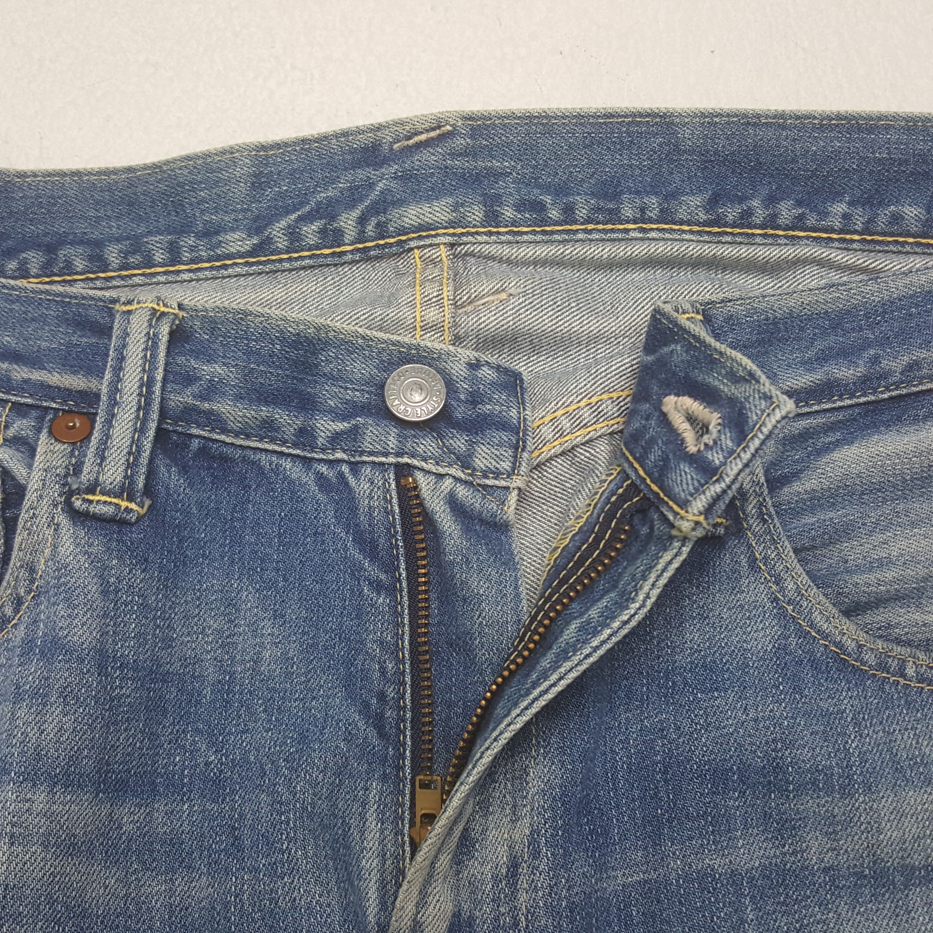 Evisu × Japanese Brand × Vintage Vintage Evisu Japanese Brand Daicock Custom Art Denim Size US 34 / EU 50 - 7 Thumbnail