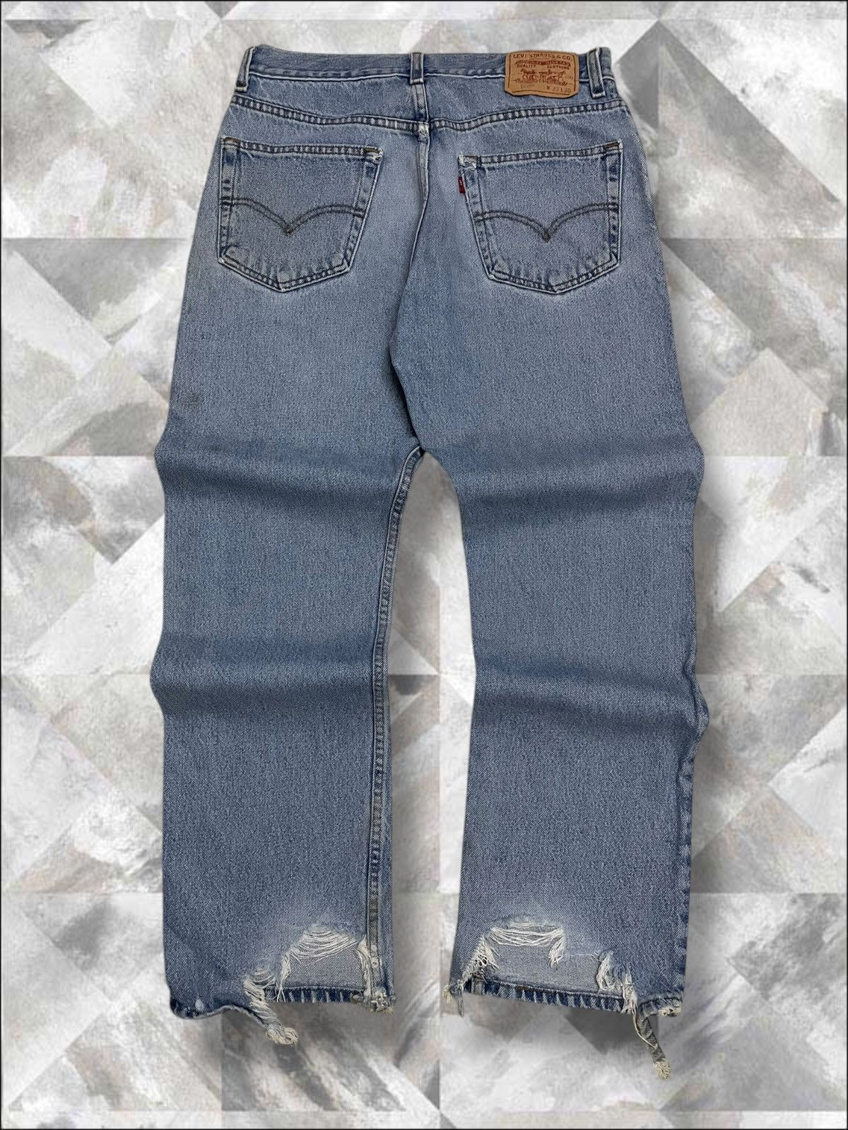 Levi's Vintage Clothing Vintage Designer Levis 505 Distressed Cloud Blue Denim Size US 30 / EU 46 - 8 Thumbnail