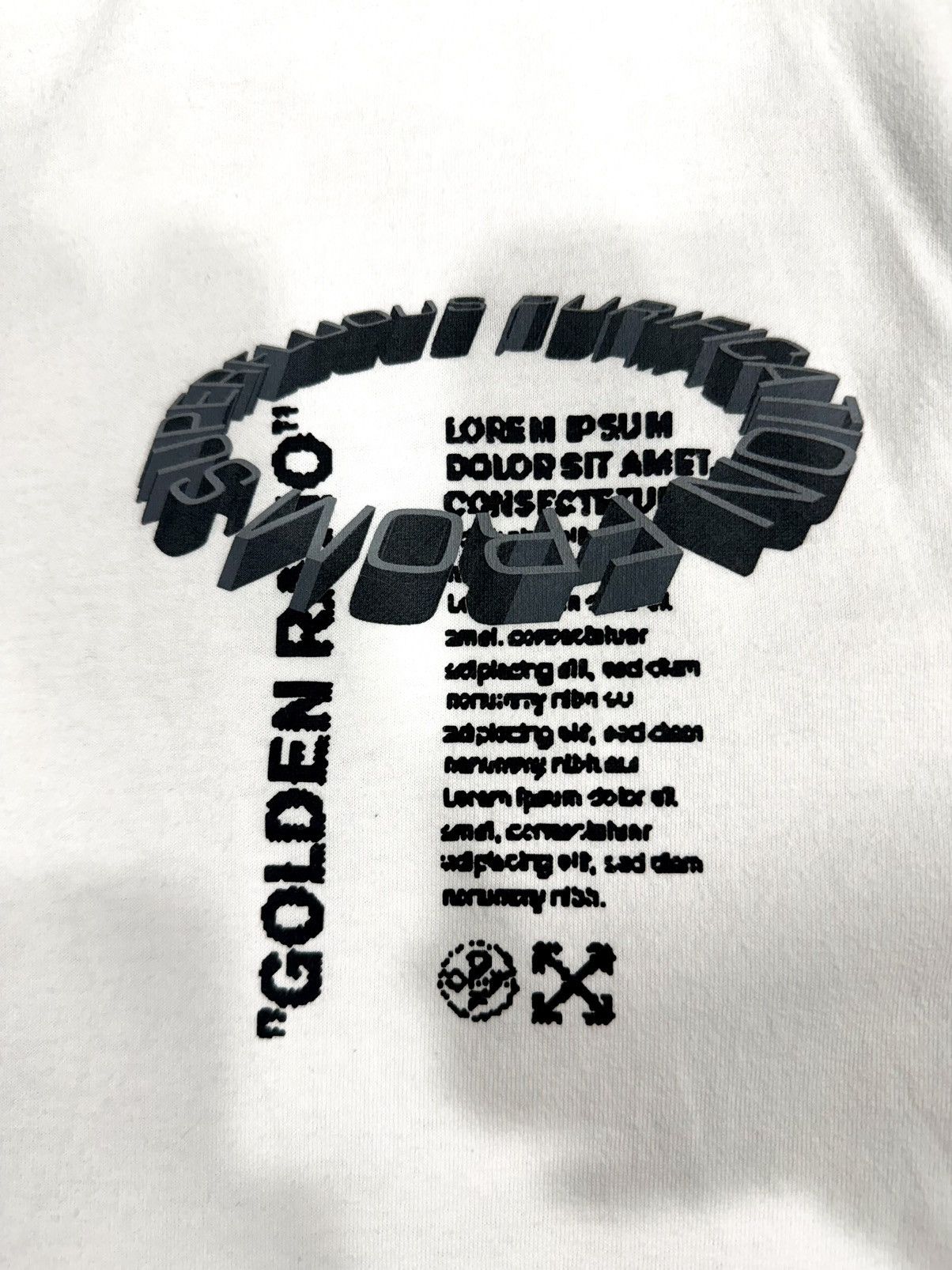Off-White OFF WHITE Golden Ratio Print Tee Size US L / EU 52-54 / 3 - 3 Thumbnail