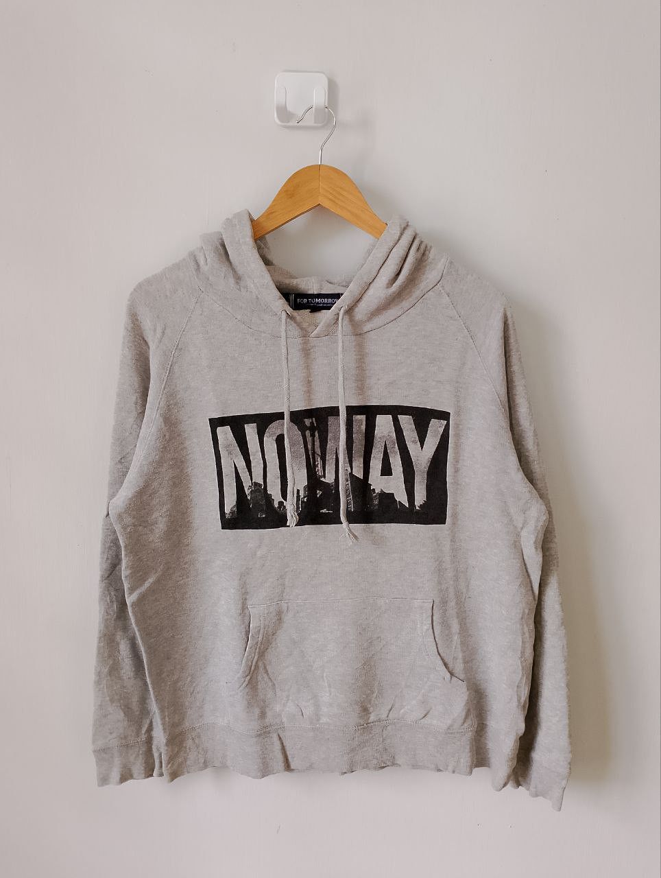 Japanese Brand NO WAY Graphic Printed Pullover Hoodie Size US L / EU 52-54 / 3 - 1 Thumbnail