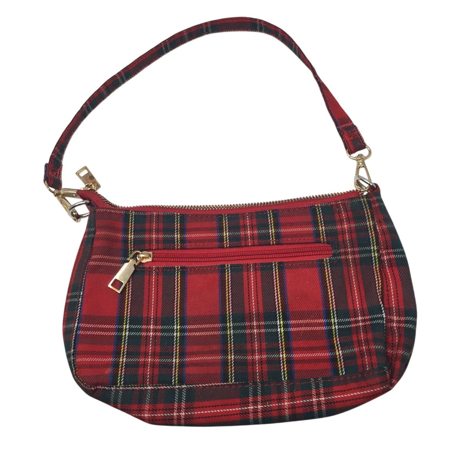 Other Women's Small Red Plaid Purse/Handbag Size ONE SIZE - 4 Thumbnail