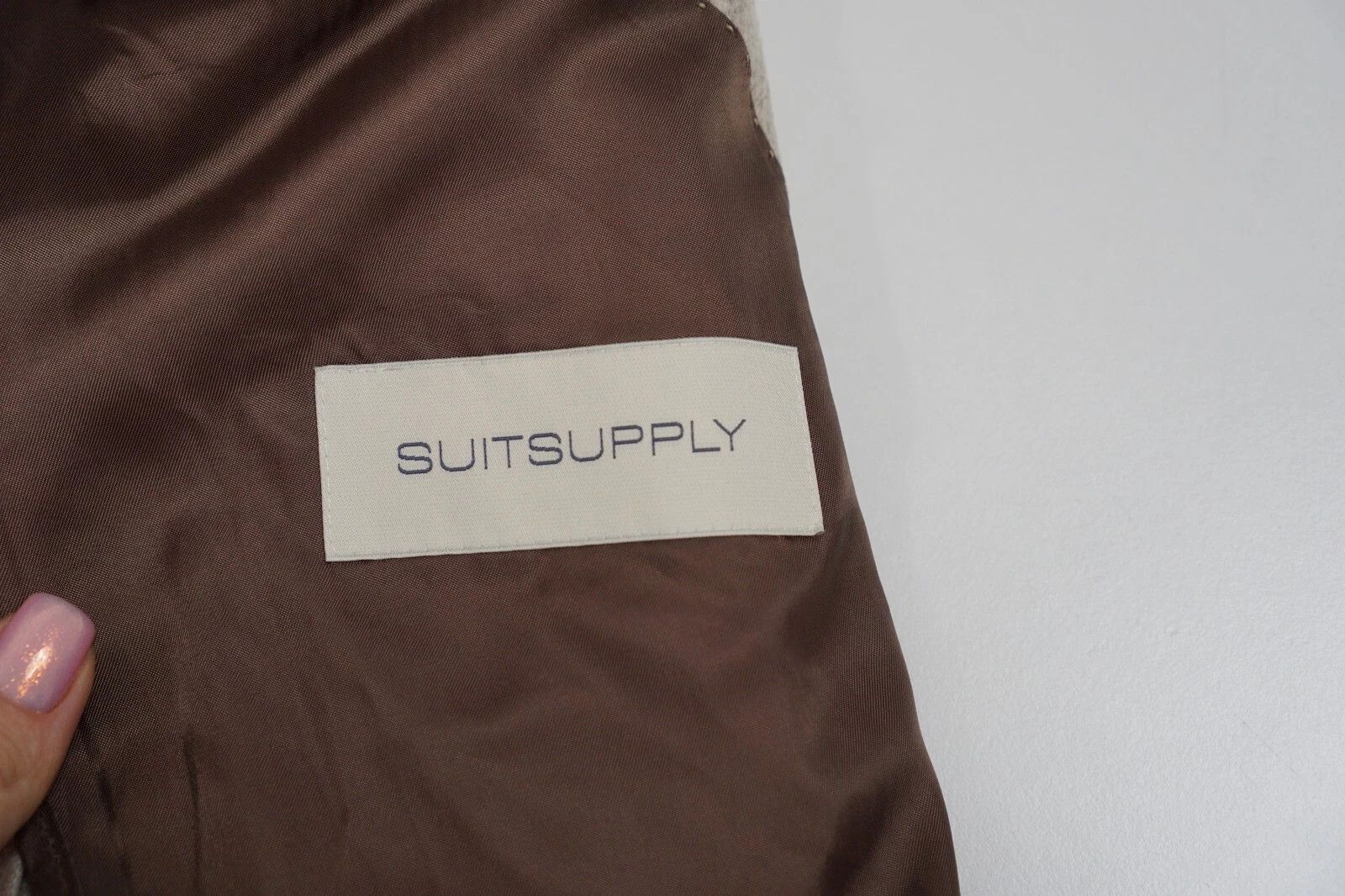 Suitsupply Men Suitsupply Blazer La Spalla Beige Flannel Wool UK/US40L Size 40L - 4 Thumbnail
