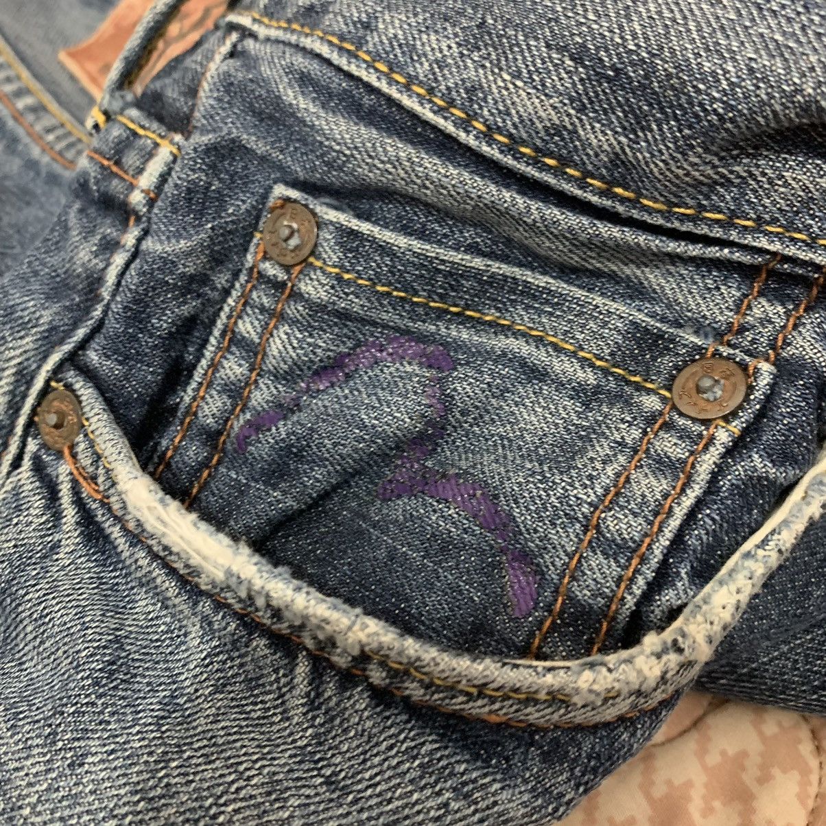 Evisu Rare Vintage Evisu Purple Daicock Selvedge Jorts Pants Size US 32 / EU 48 - 11 Thumbnail