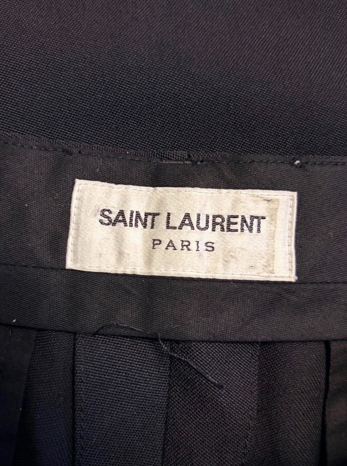 Saint Laurent Paris Saint Laurent SLP 22AW Black Basic Trousers 46 Size US 30 / EU 46 - 3 Thumbnail