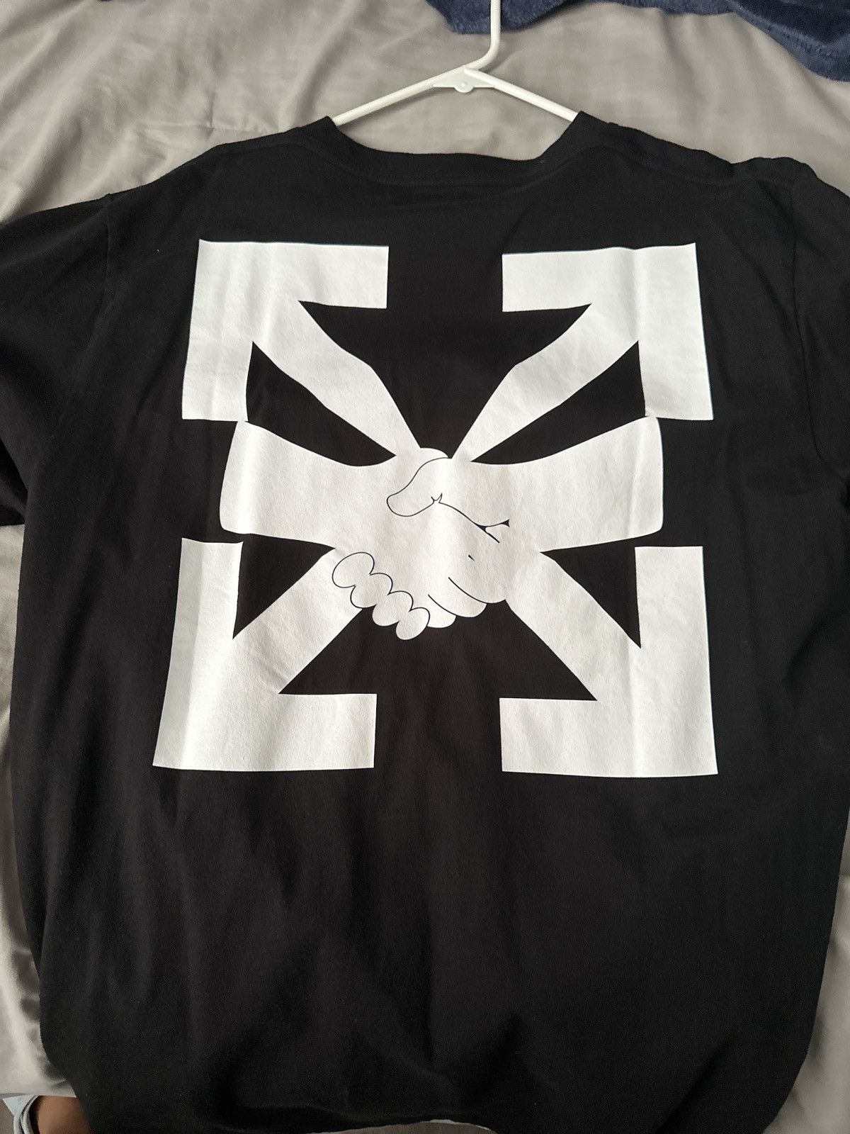 Off-White Off-White Agreement Short-Sleeve Slim Tee 'Black/White' Size US XL / EU 56 / 4 - 2 Thumbnail