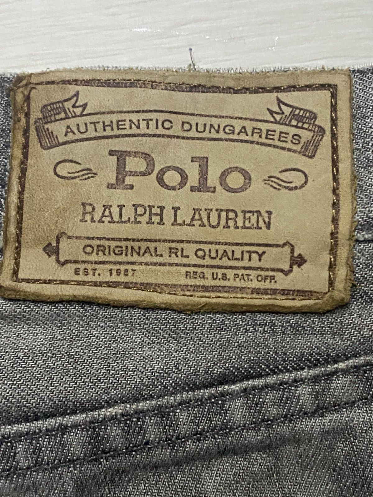 Polo Ralph Lauren Vintage Polo Ralph Lauren Authentic Dungaree Jeans Size US 34 / EU 50 - 13 Thumbnail