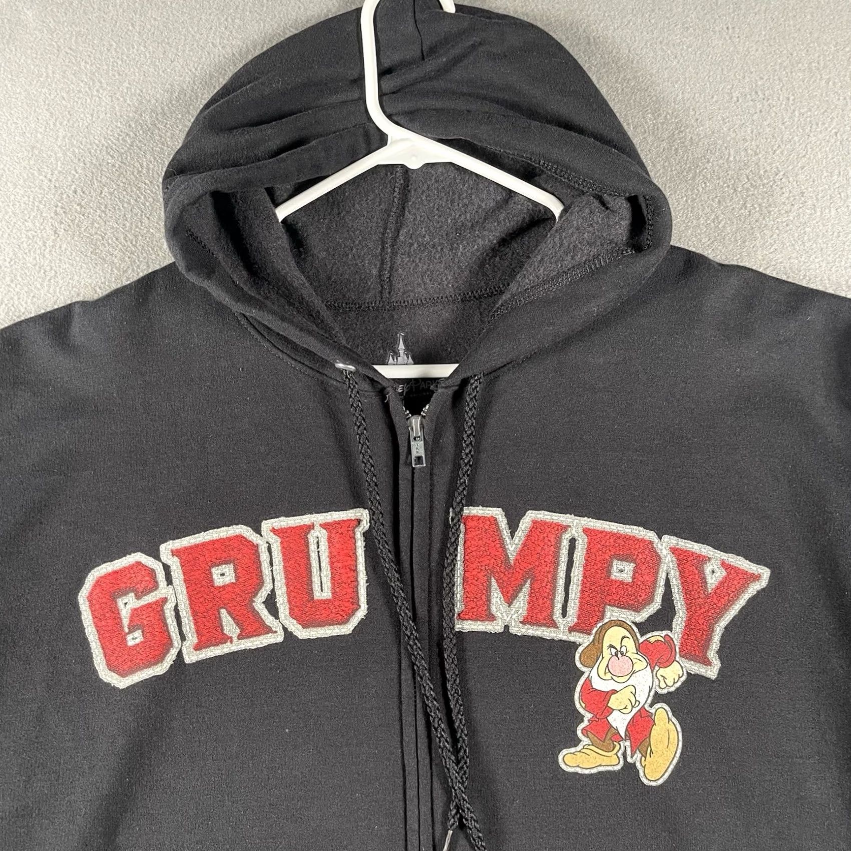 Disney Disney Parks Grumpy Full Zip Hoodie Disney Black Size Large Hoodie Men Size US L / EU 52-54 / 3 - 2 Thumbnail