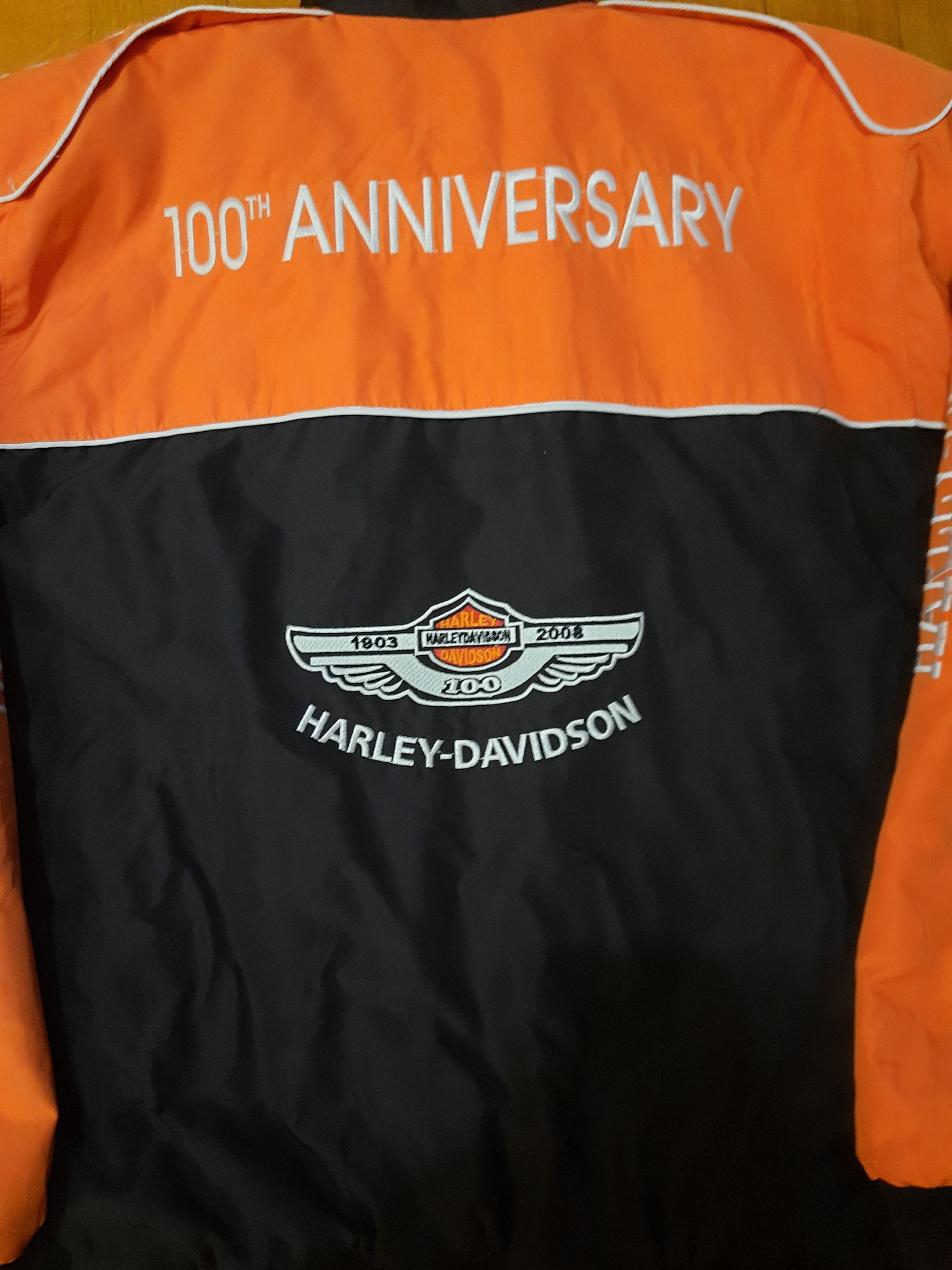 Harley Davidson Harley Davidson Chopper Vintage Bomber Parka Light Jacket Size US L / EU 52-54 / 3 - 8 Thumbnail