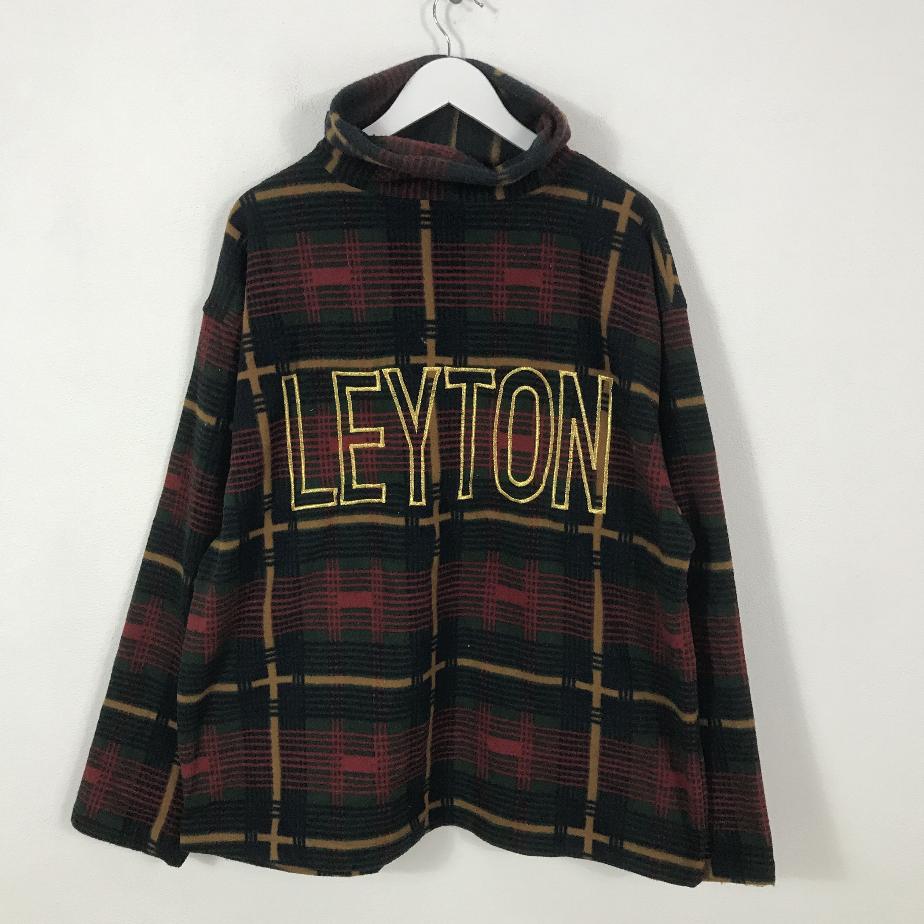 Japanese Brand Leyton House Racing Team fleece sweatshirt K76B3 Size US L / EU 52-54 / 3 - 1 Thumbnail