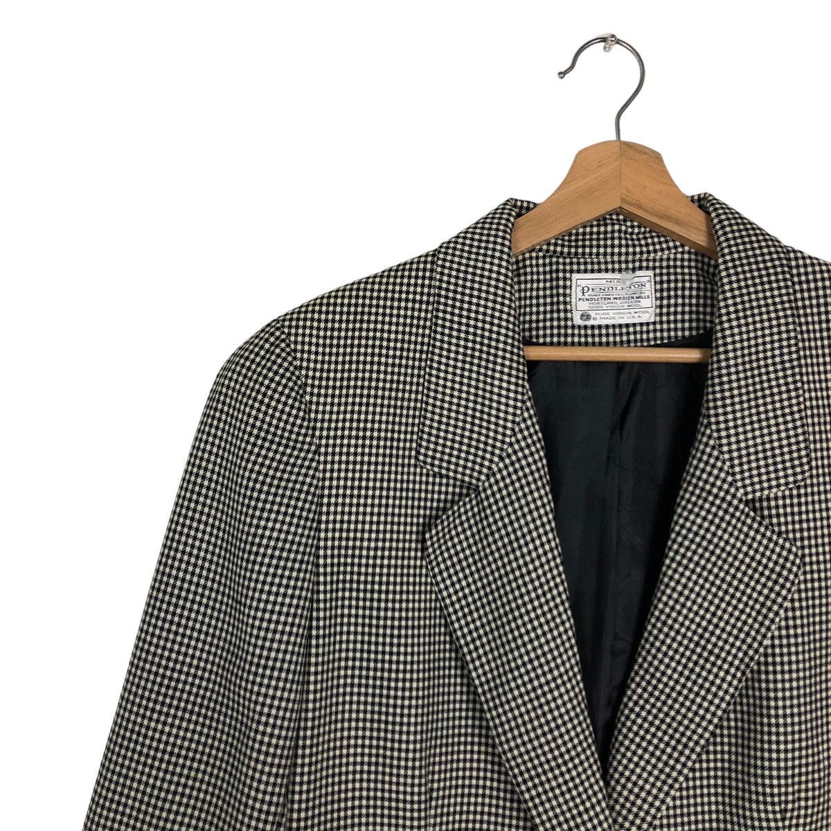 Japanese Brand 🔥90s Miss Pendelton Double Breast Chore Jacket TartanDesign Size US M / EU 48-50 / 2 - 7 Thumbnail