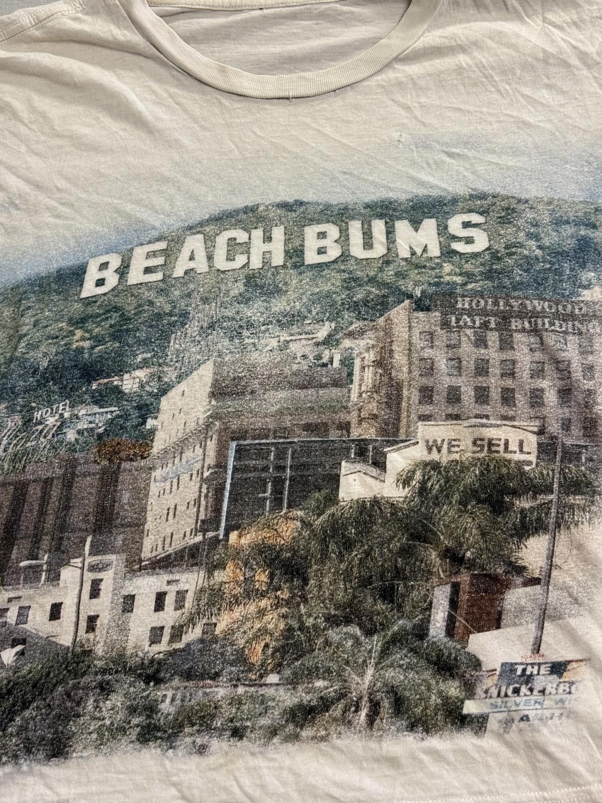 Other Thrashed Beach Bums Crop Top - Hollywood Sign Takeover S Size S / US 4 / IT 40 - 2 Thumbnail
