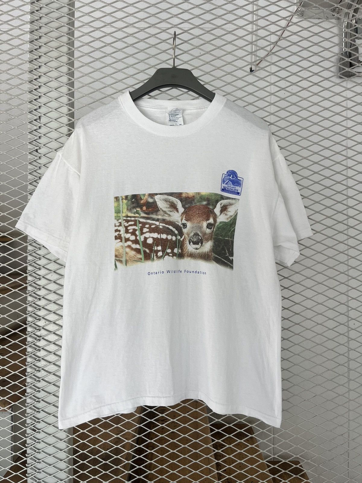 Vintage Vintage Deer Ontario Wildlife Foundation 00’s Tshirt Size US L / EU 52-54 / 3 - 2 Thumbnail