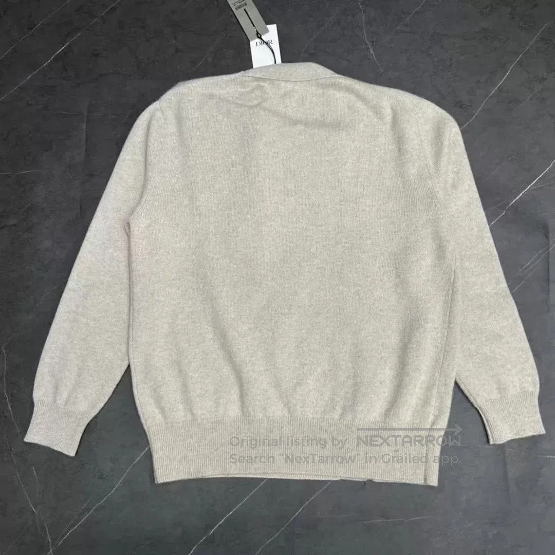 Dior DIOR SS23 Solid Pleated High Neck Cardigan. Size XXL / US 16-18 / IT 52-54 - 2 Thumbnail