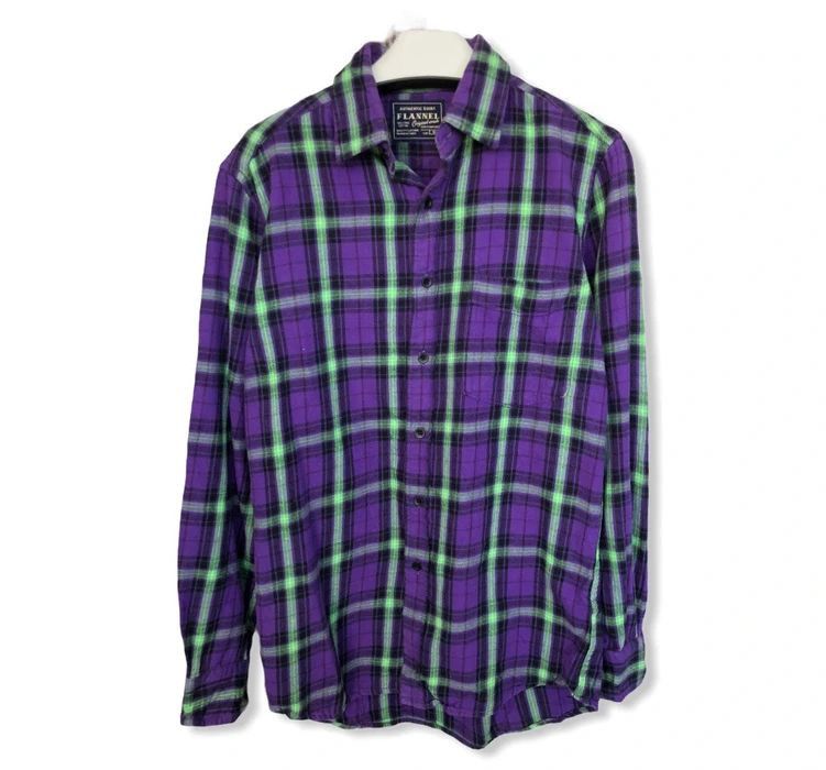 image of Uniqlo Plaid Tartan Flannel Shirt, Men's (Size Small)