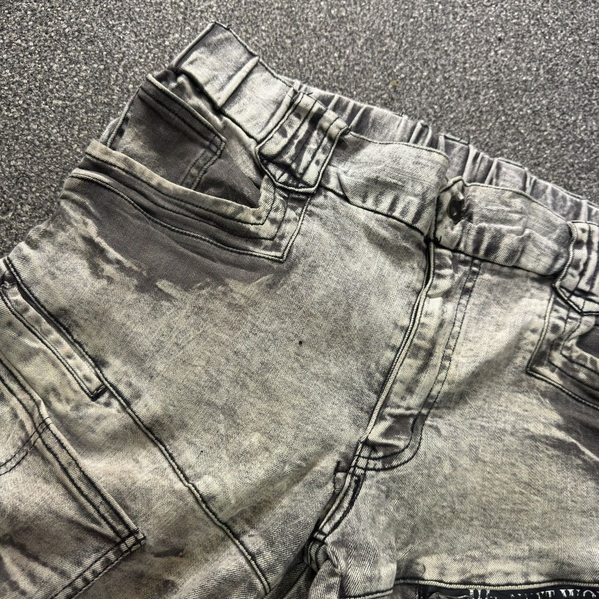 Japanese Brand Archive Y2K Workman Biker Cyberpunk Stretch Procore Tapered Size US 34 / EU 50 - 15 Thumbnail