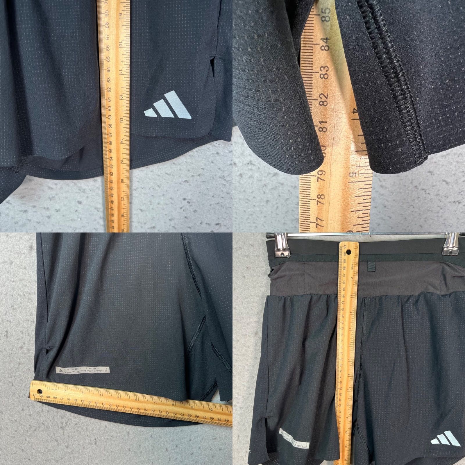 Adidas Adidas Running Heat.Rdy Womens XS Performance Black Shorts Athletic Size 26" / US 2 / IT 38 - 8 Thumbnail