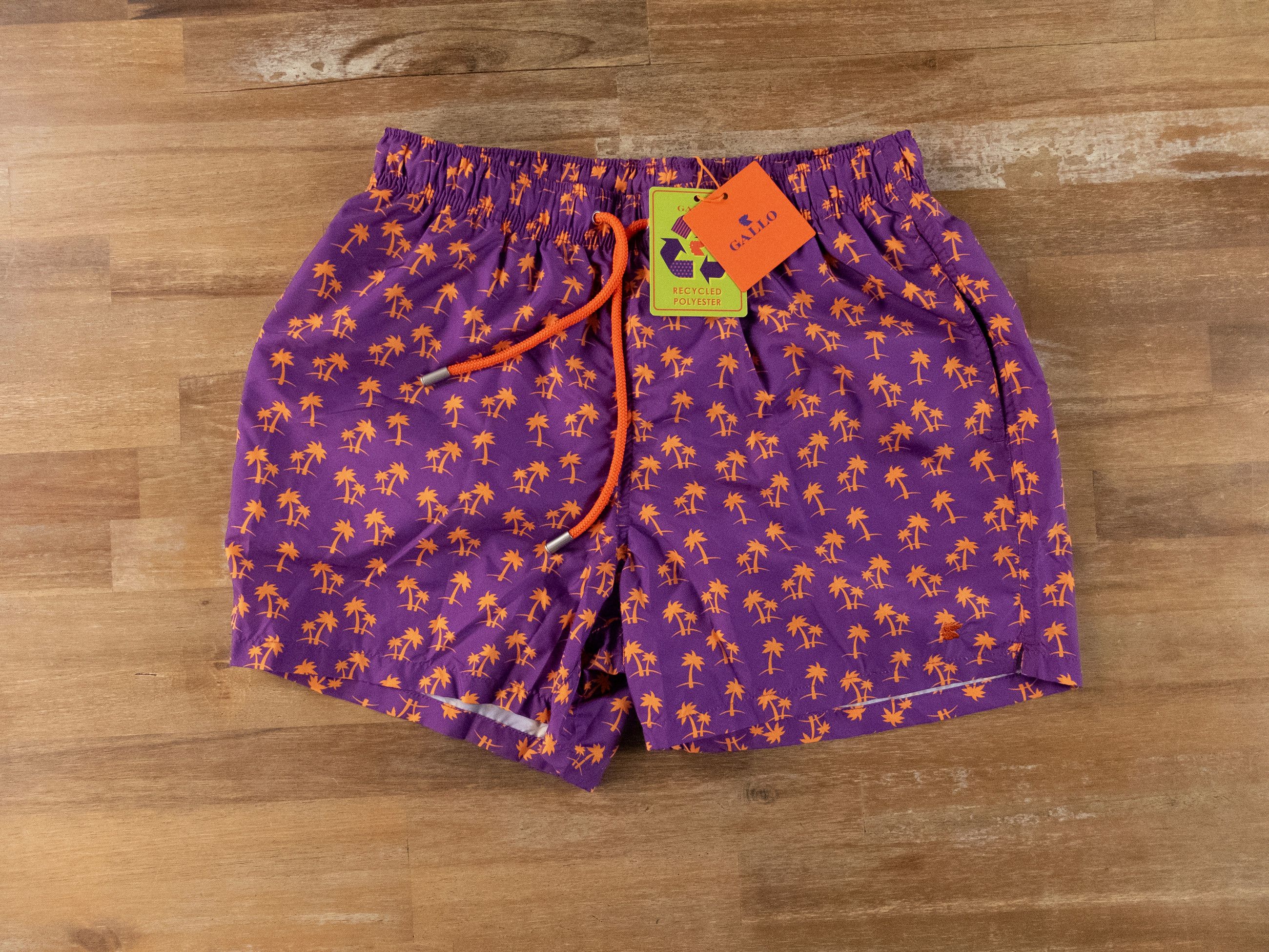 Other GALLO purple palm tree print swim shorts Medium Italy Size US 32 / EU 48 - 1 Thumbnail