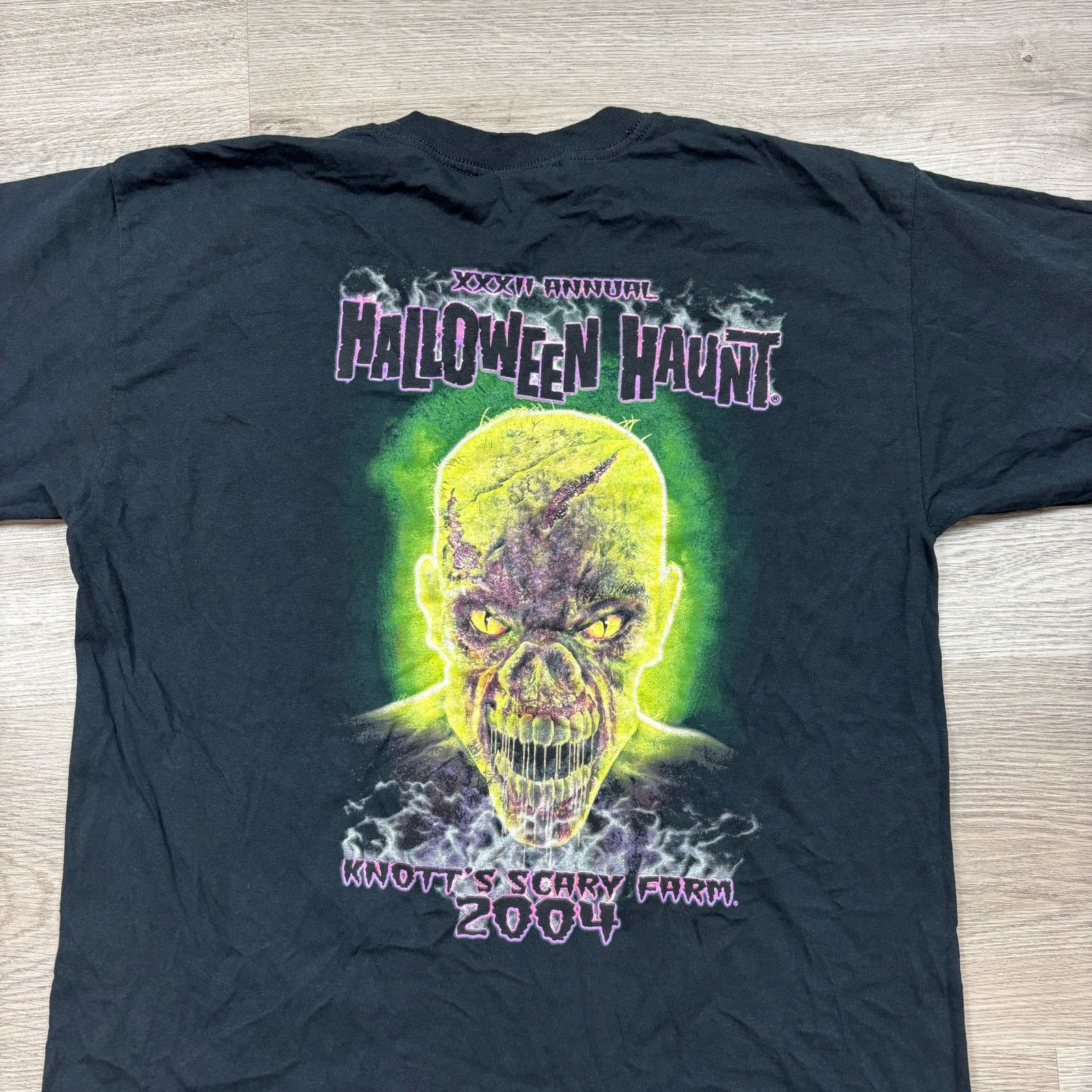 Vintage Rare Vintage 2004 Knotts Scary Farm Zombie T Shirt Large Size US L / EU 52-54 / 3 - 4 Thumbnail