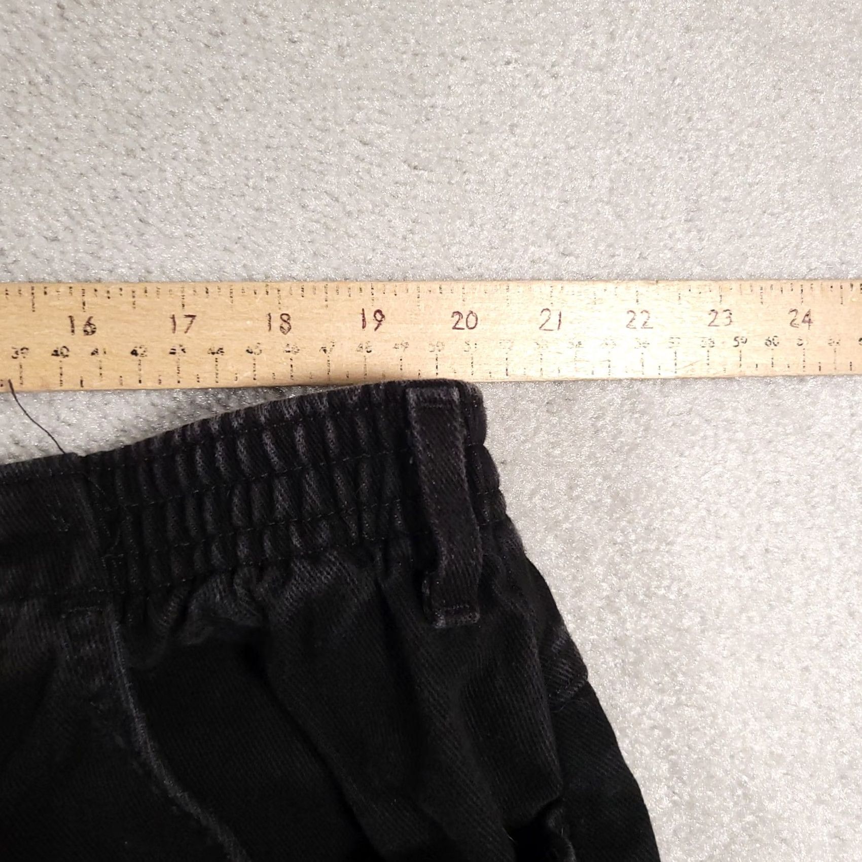 Lee VINTAGE Lee Jeans Shorts Women's 40" Waist 7" Inseam Stretch Black Denim سب Size 27" / US 4 / IT 40 - 7 Thumbnail