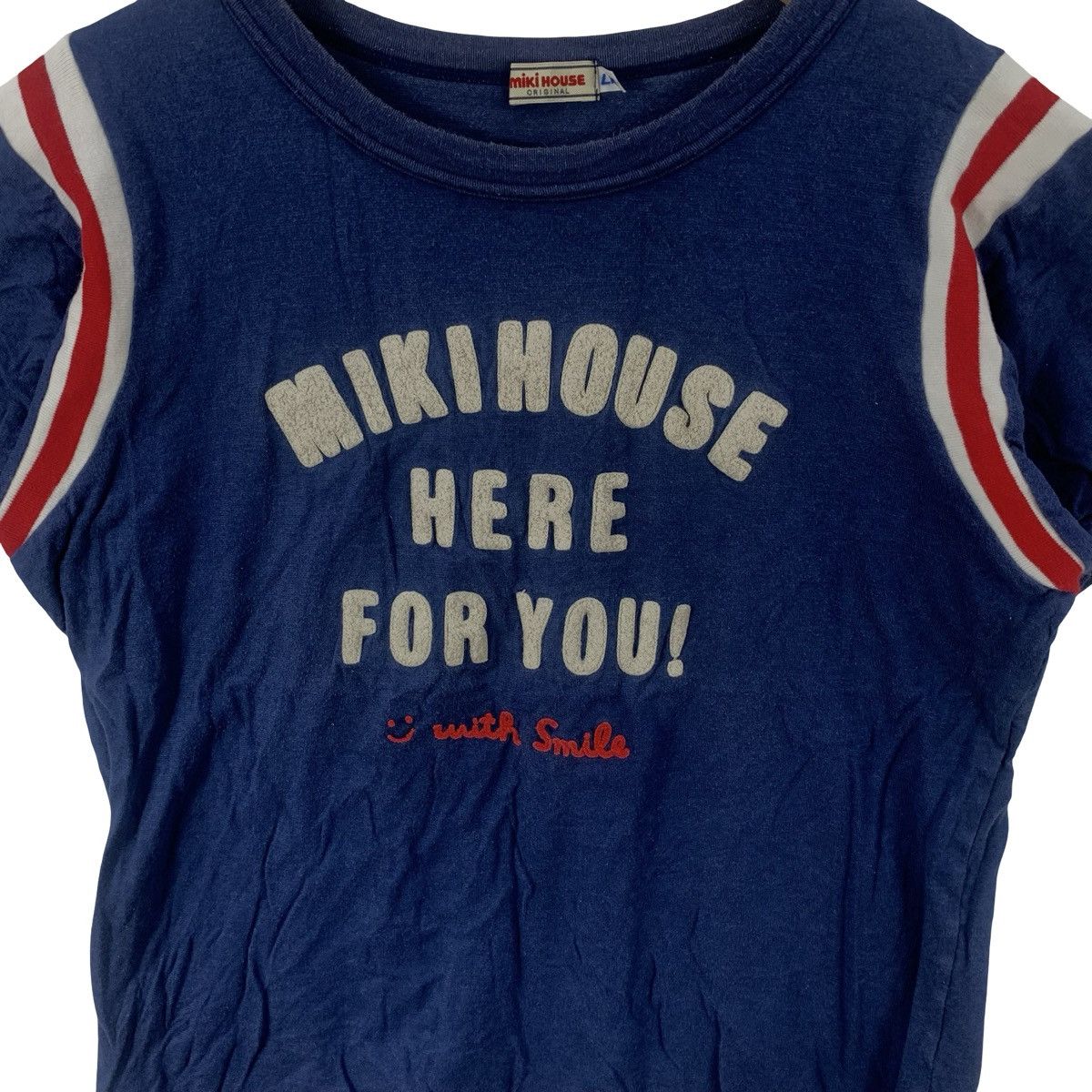 Vintage Vintage MIKI HOUSE KIDS Here For You Logo Print Retro Style Size US M / EU 48-50 / 2 - 6 Thumbnail