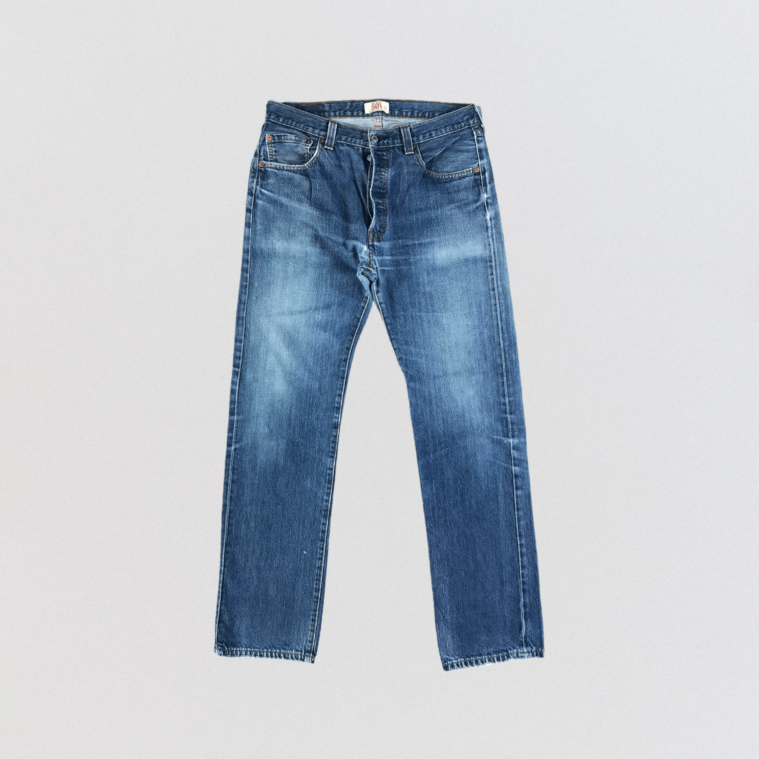 Levi's Vintage Blue Wash Levis 501 Jeans-JM3303 Size US 34 / EU 50 - 1 Thumbnail