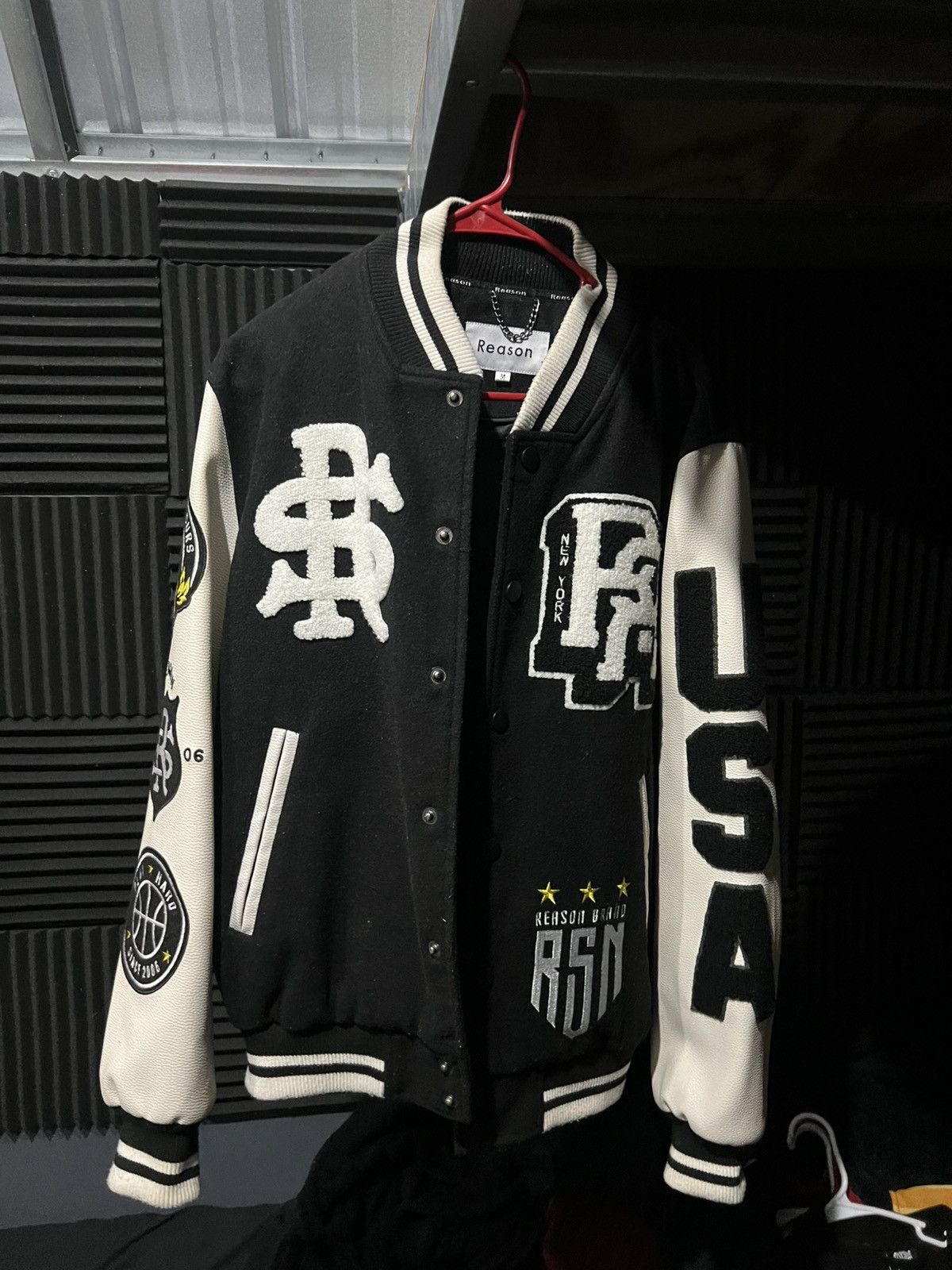 Other Black and White Varsity Jacket Size US M / EU 48-50 / 2 - 1 Thumbnail