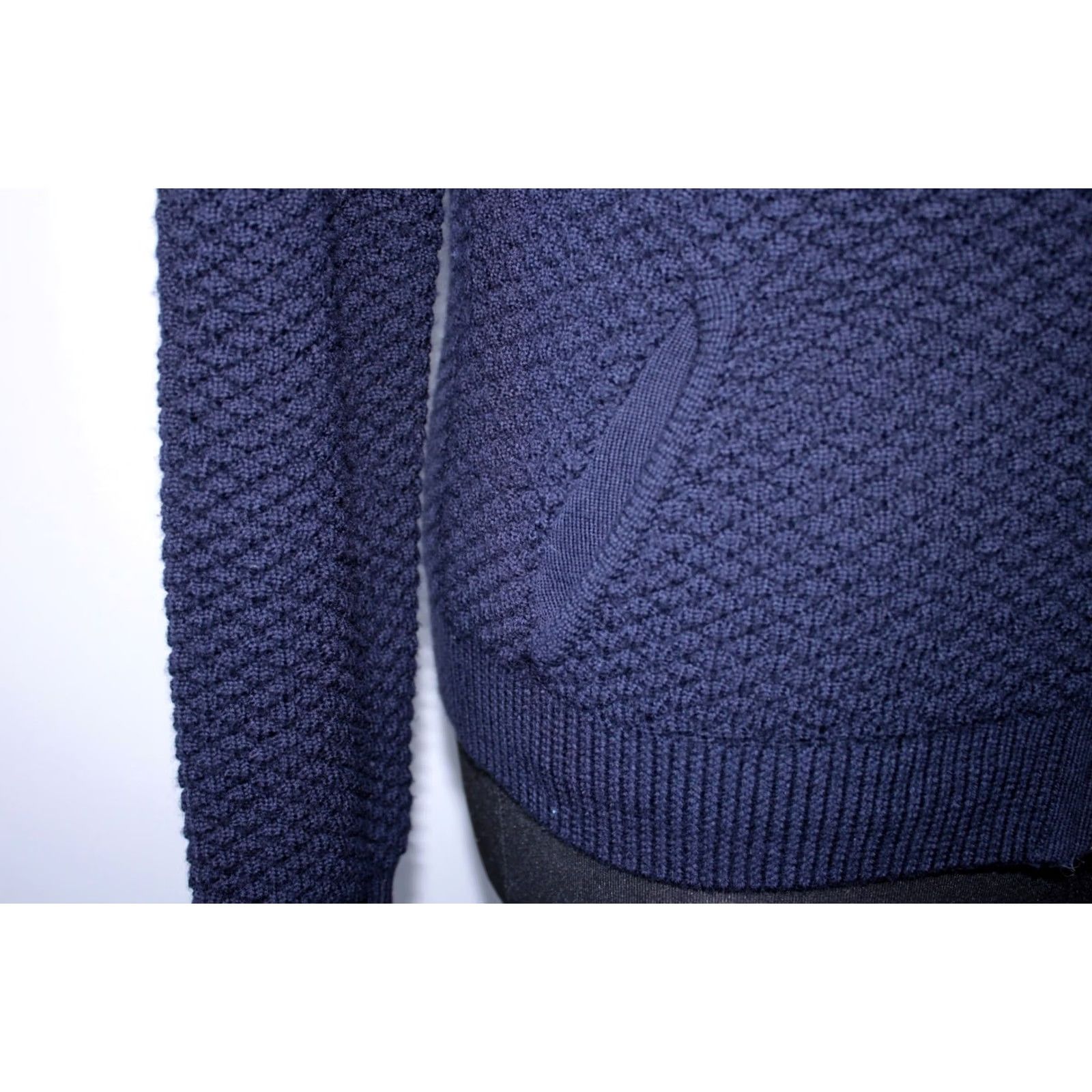 Vintage Stenstroms Cardigan Jumper Blue 100% Merino Wool M Womens Size M Jumper Cardigan Blue Stenstroms Wool 100% Merino Womens M Size M / US 6-8 / IT 42-44 - 3 Thumbnail