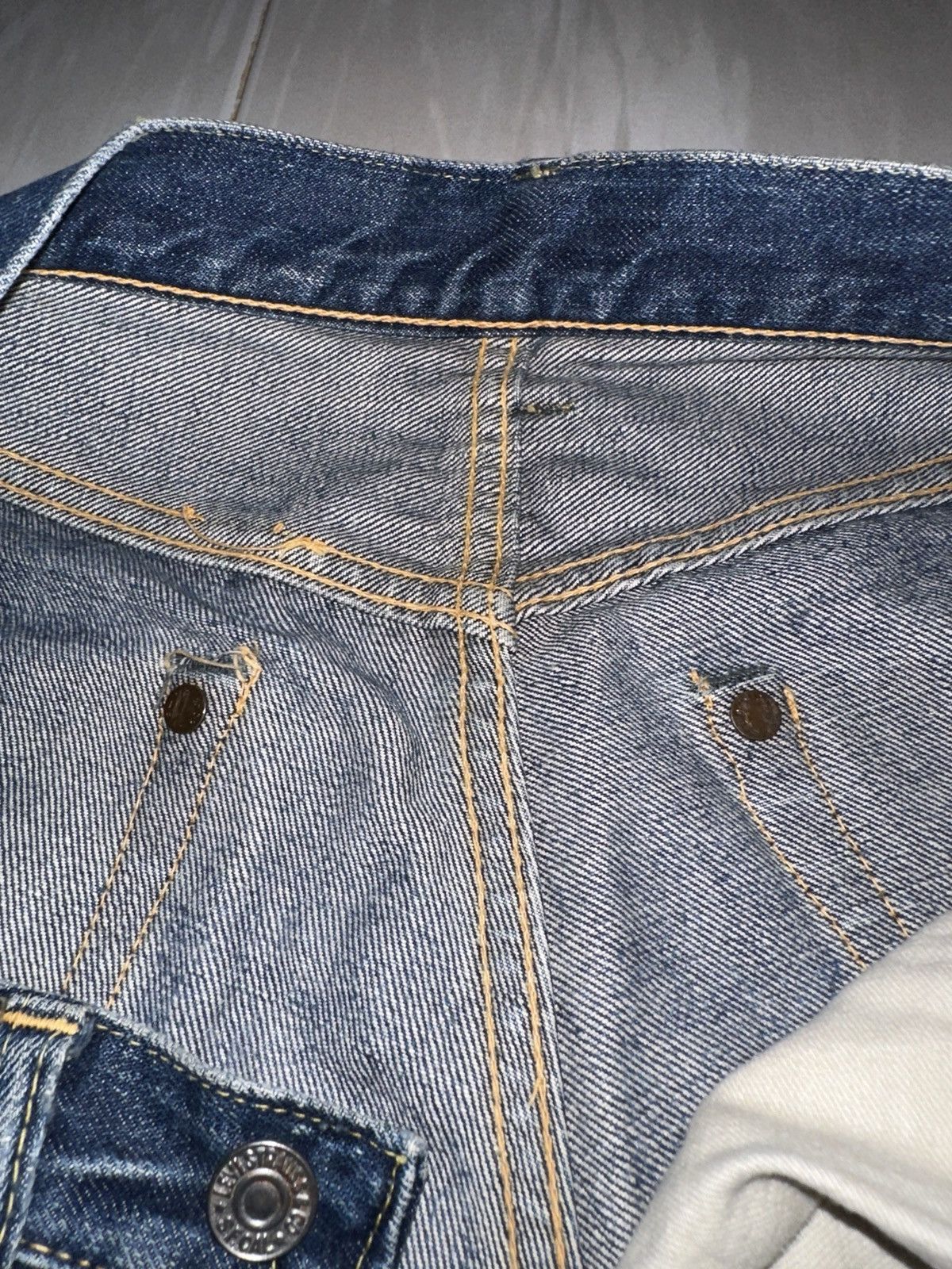 Levi's SOLD SOLD SOLD!! Vintage Levis big e 501 hidden rivet 1950’s Size US 31 - 10 Thumbnail