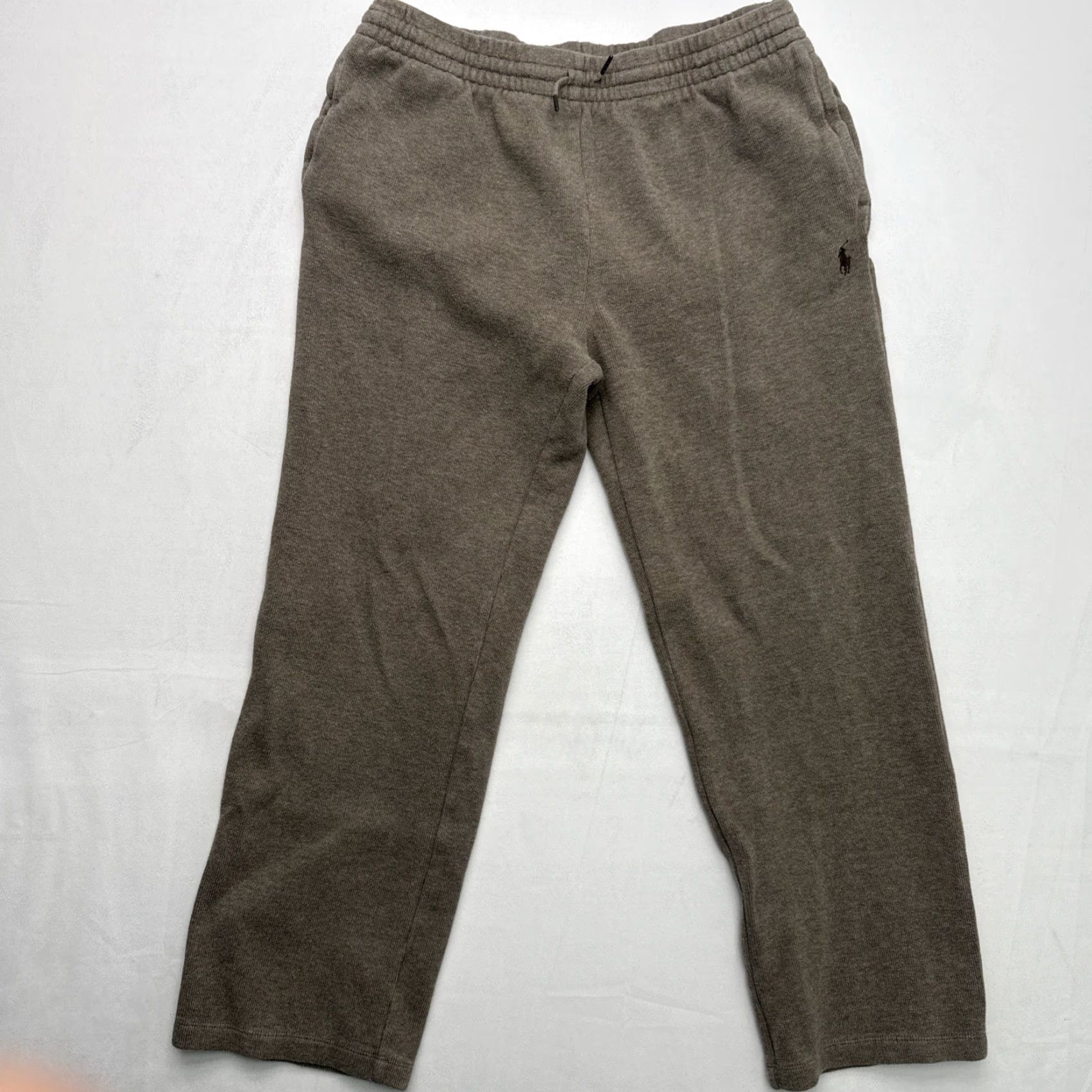 Polo Ralph Lauren Polo Ralph Lauren SweatPants Mens M Gray Knit Pony Heavyweight Loungewear Casual Pants Straight Inseam 29 in Size US M / EU 48-50 / 2 - 2 Thumbnail