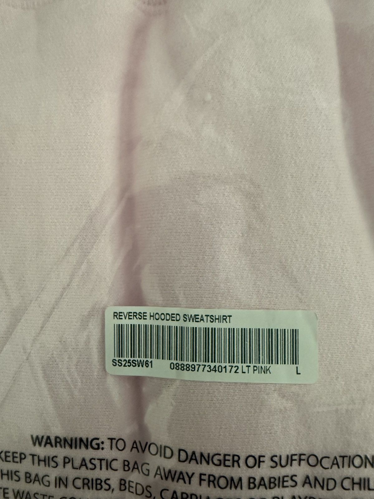 Supreme Supreme Reverse Hooded Sweatshirt Hoodie Pink SS25 Size US L / EU 52-54 / 3 - 3 Thumbnail
