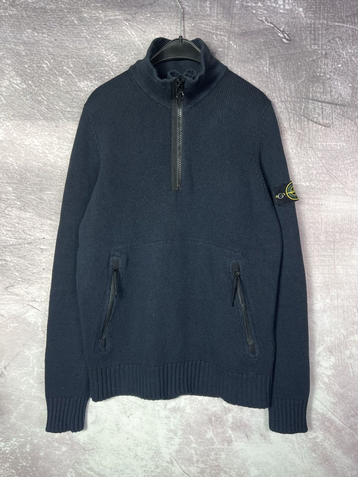 Stone Island Stone Island Wool Linen Blend Knitted Pullover FW2018 Size US M / EU 48-50 / 2 - 3 Thumbnail