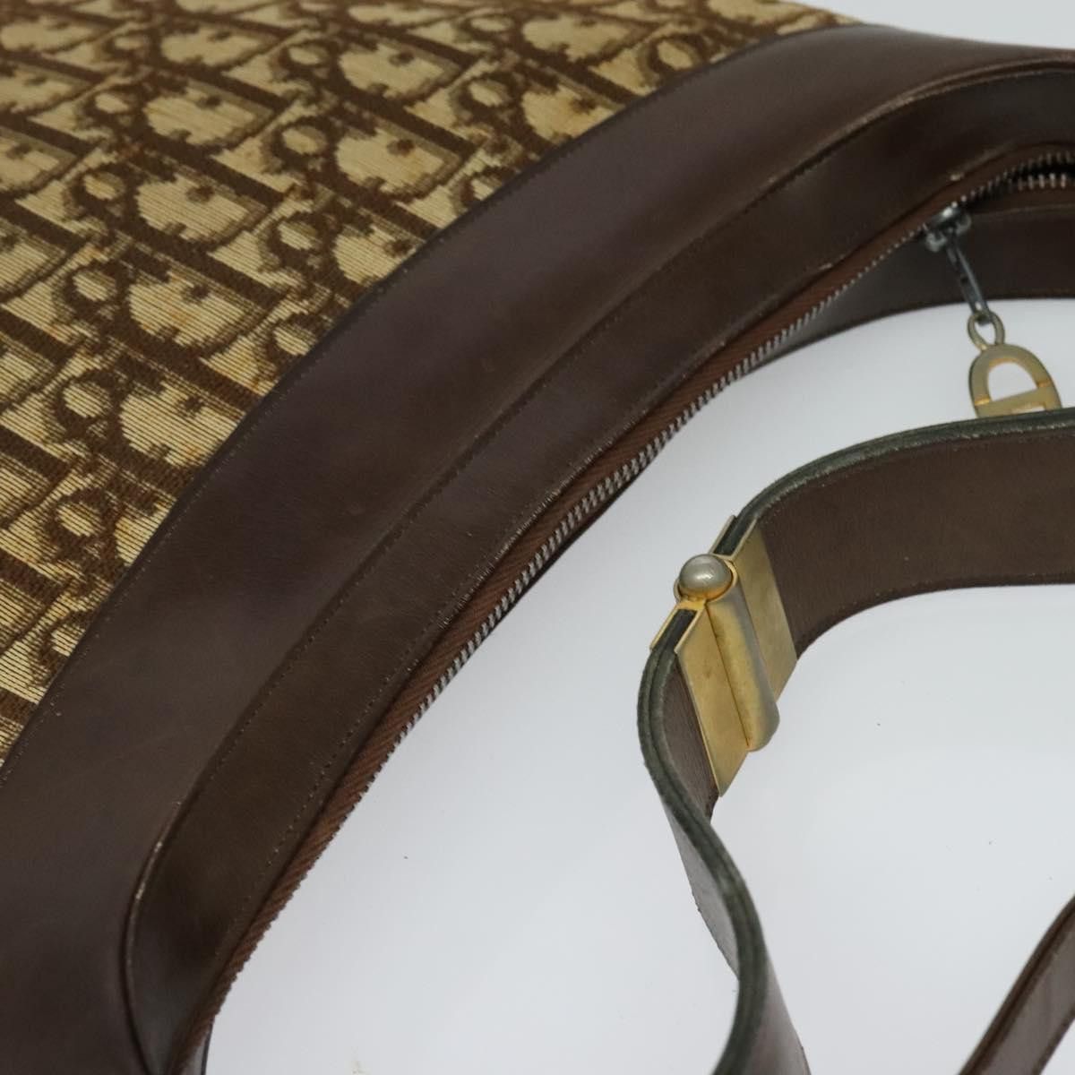 Dior DIOR Trotter Canvas Shoulder Bag Brown Size ONE SIZE - 6 Thumbnail