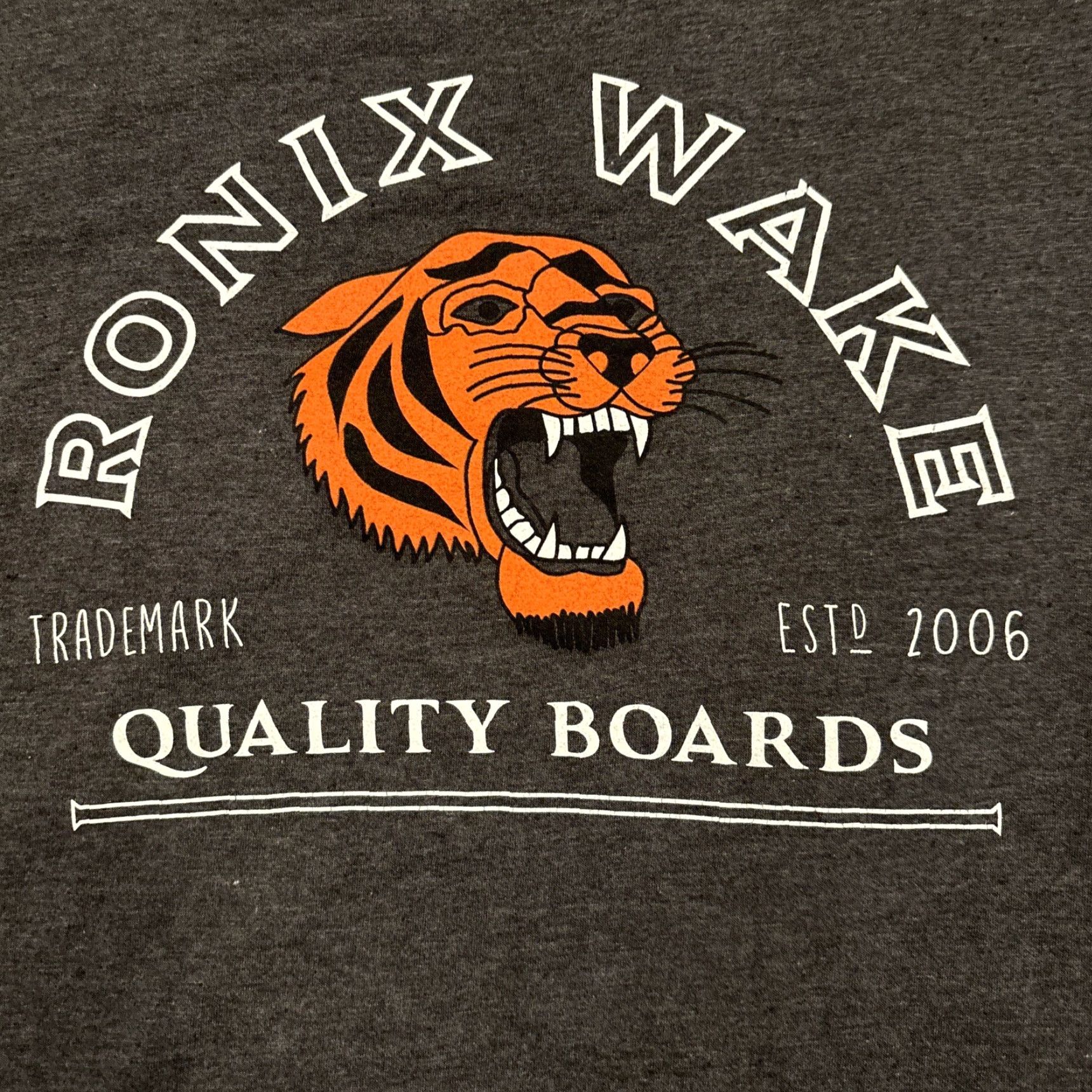 Vintage RONIX Wakeboard T-Shirt Gray Size S Mens Size US S / EU 44-46 / 1 - 5 Thumbnail