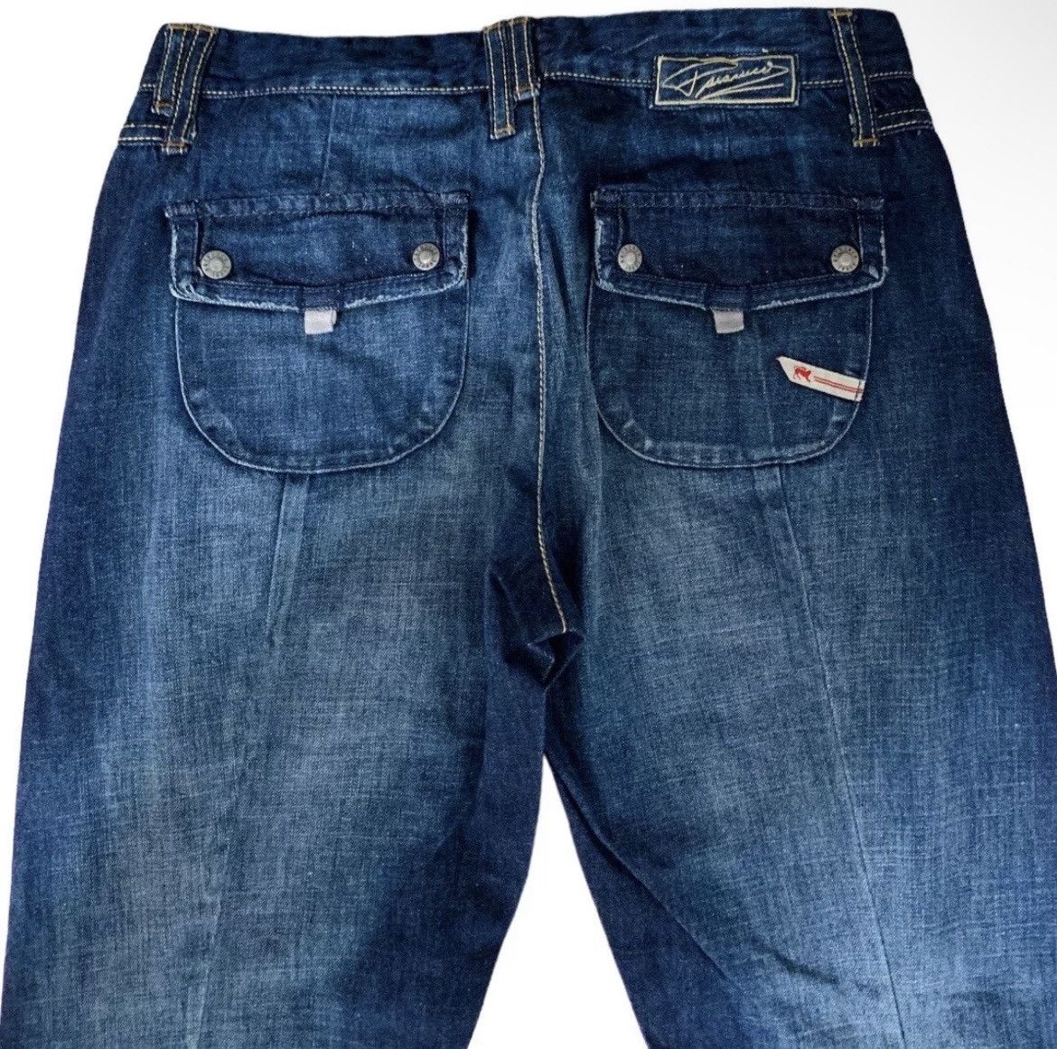 Japanese Brand × Marithe + Francois Girbaud × Parasuco Parasuco Y2K Vintage Jeans 23 Size 23" - 4 Thumbnail