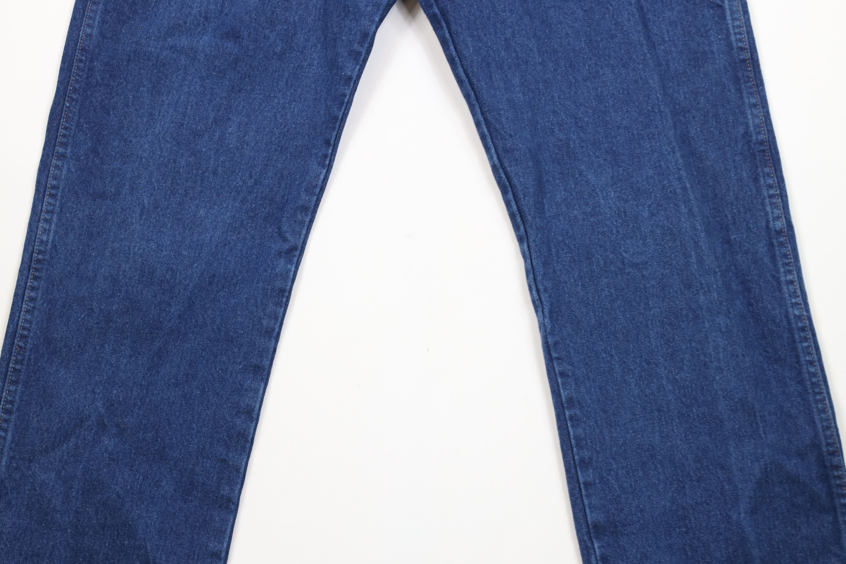Vintage × Wrangler Vintage 90s Wrangler Western Straight Leg Denim Jeans Blue Size US 35 - 3 Thumbnail