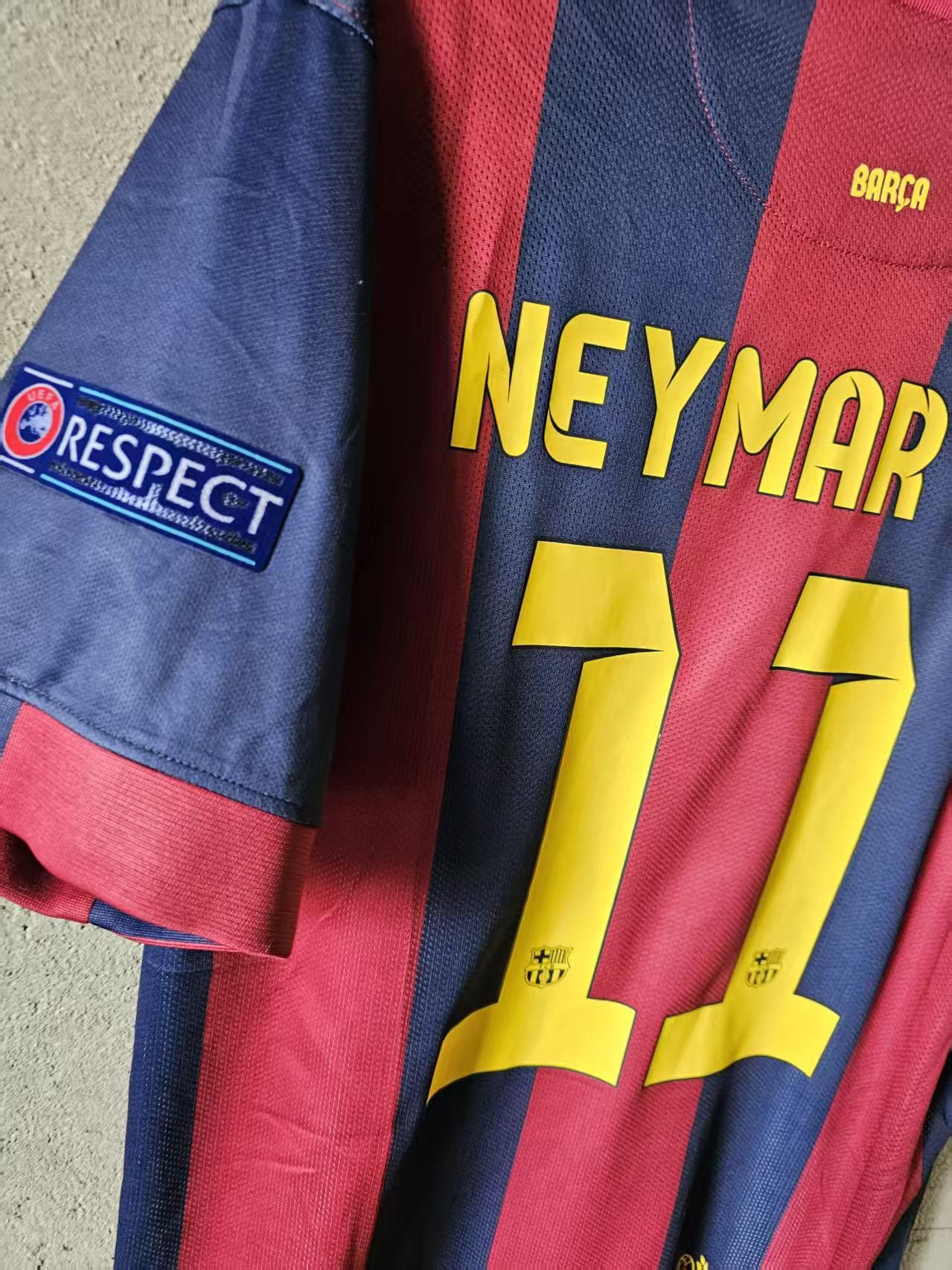 Other 2014 15 Barcelona 11 Neymar Jersey Size US L / EU 52-54 / 3 - 5 Thumbnail